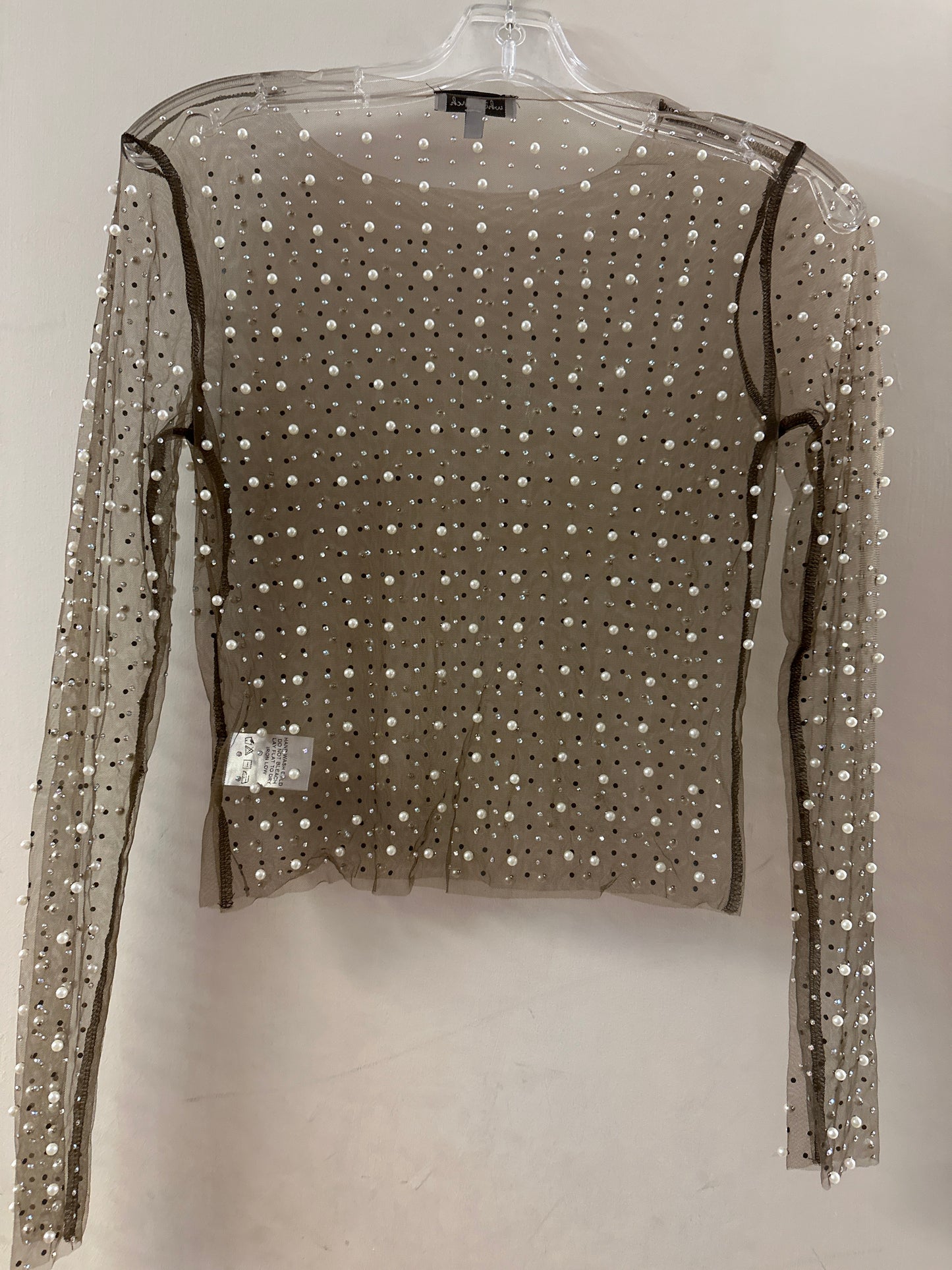 Pearl mesh Top
