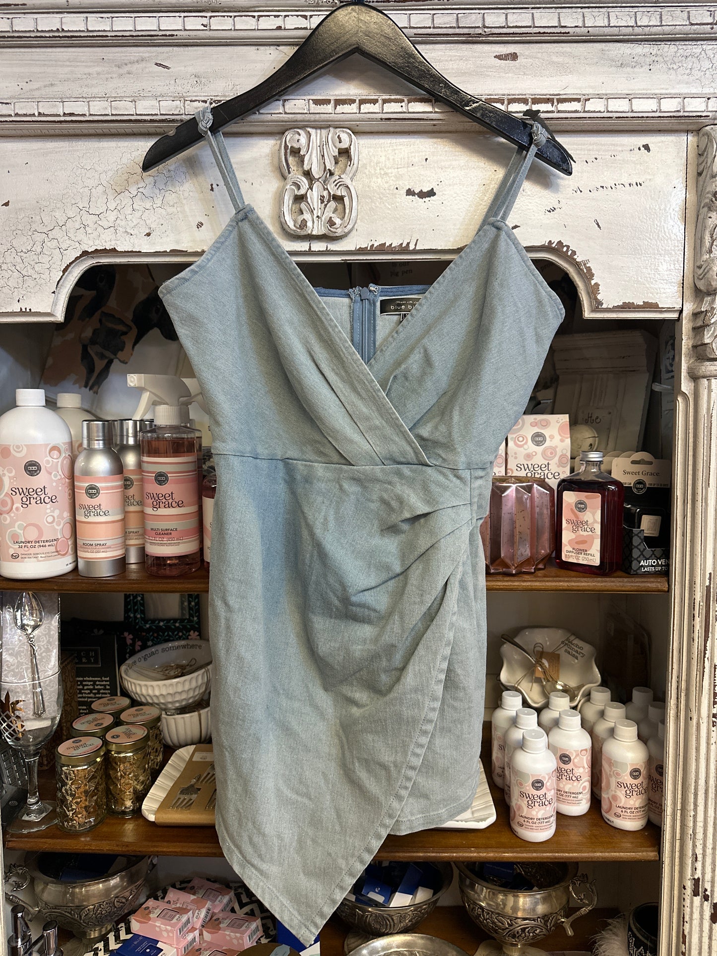 Denim romper