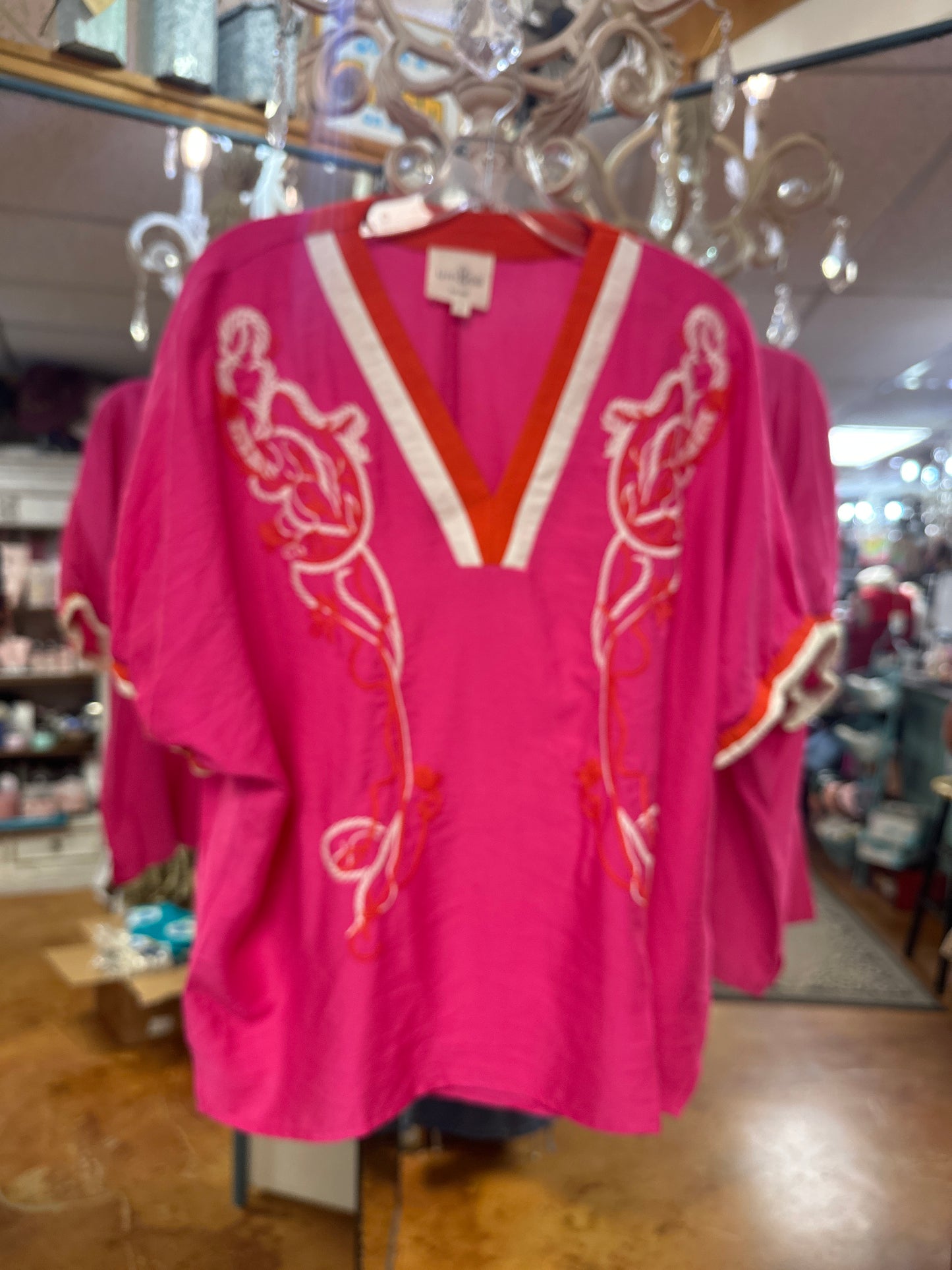 Posh pink top