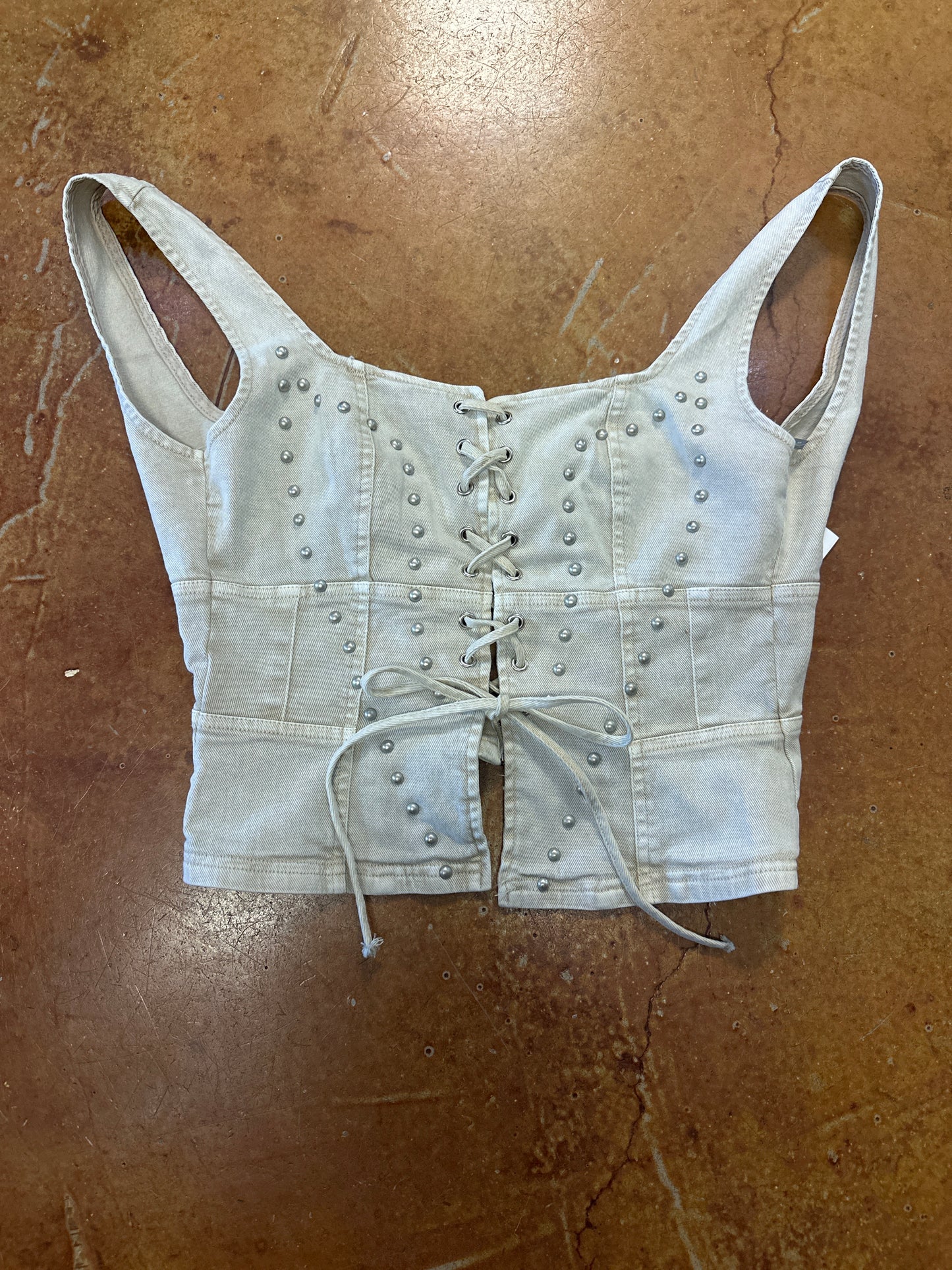 Sterling & stud corset