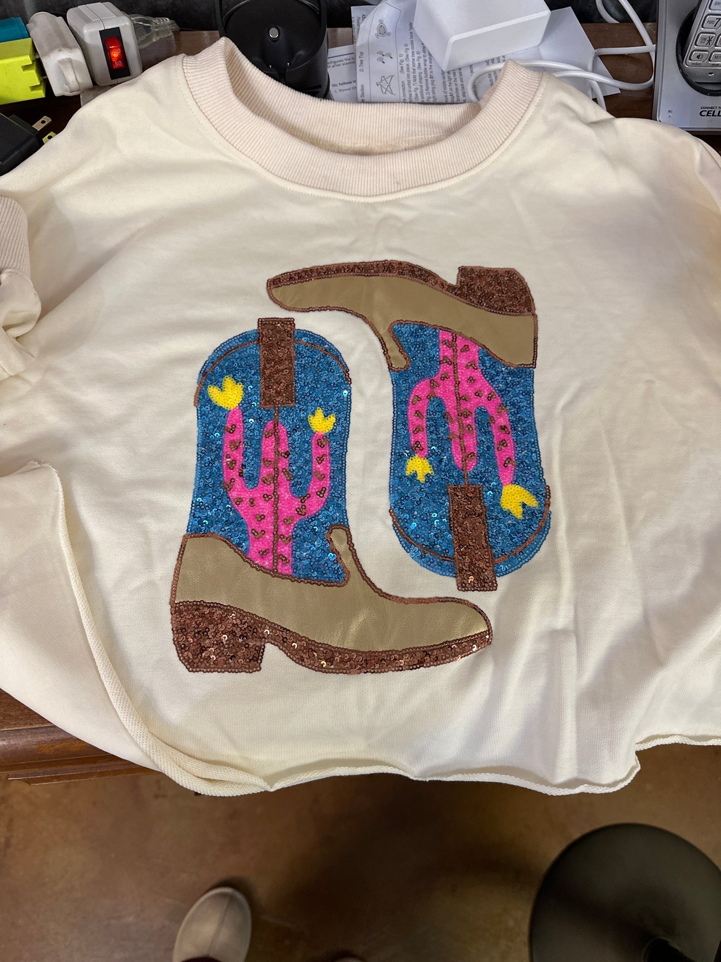 Boots sweatshirt