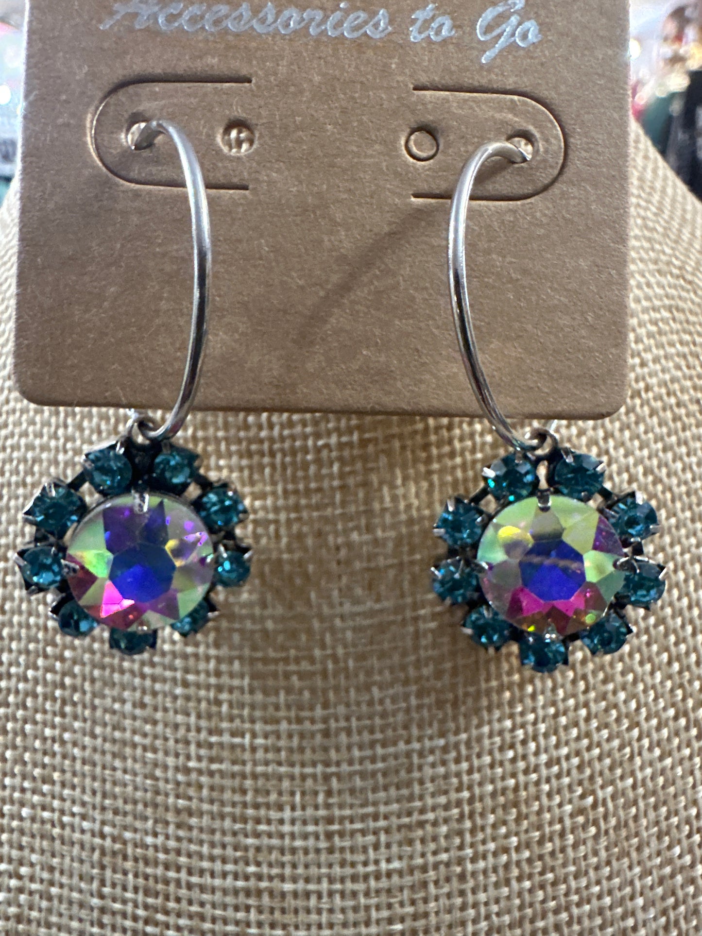 Disc earrings