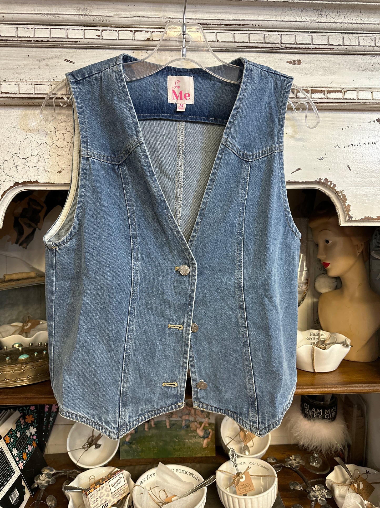 So me denim vest
