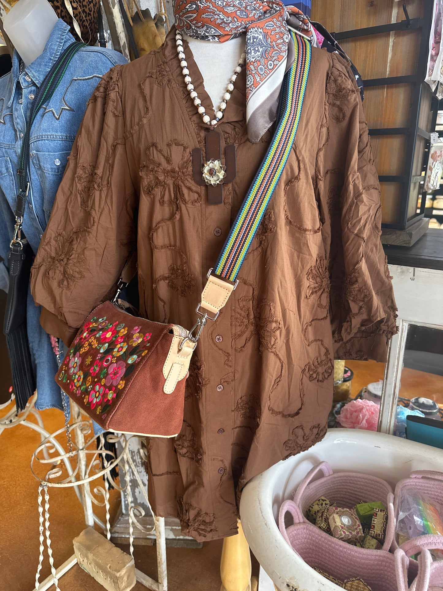 Brown Brindle Dress