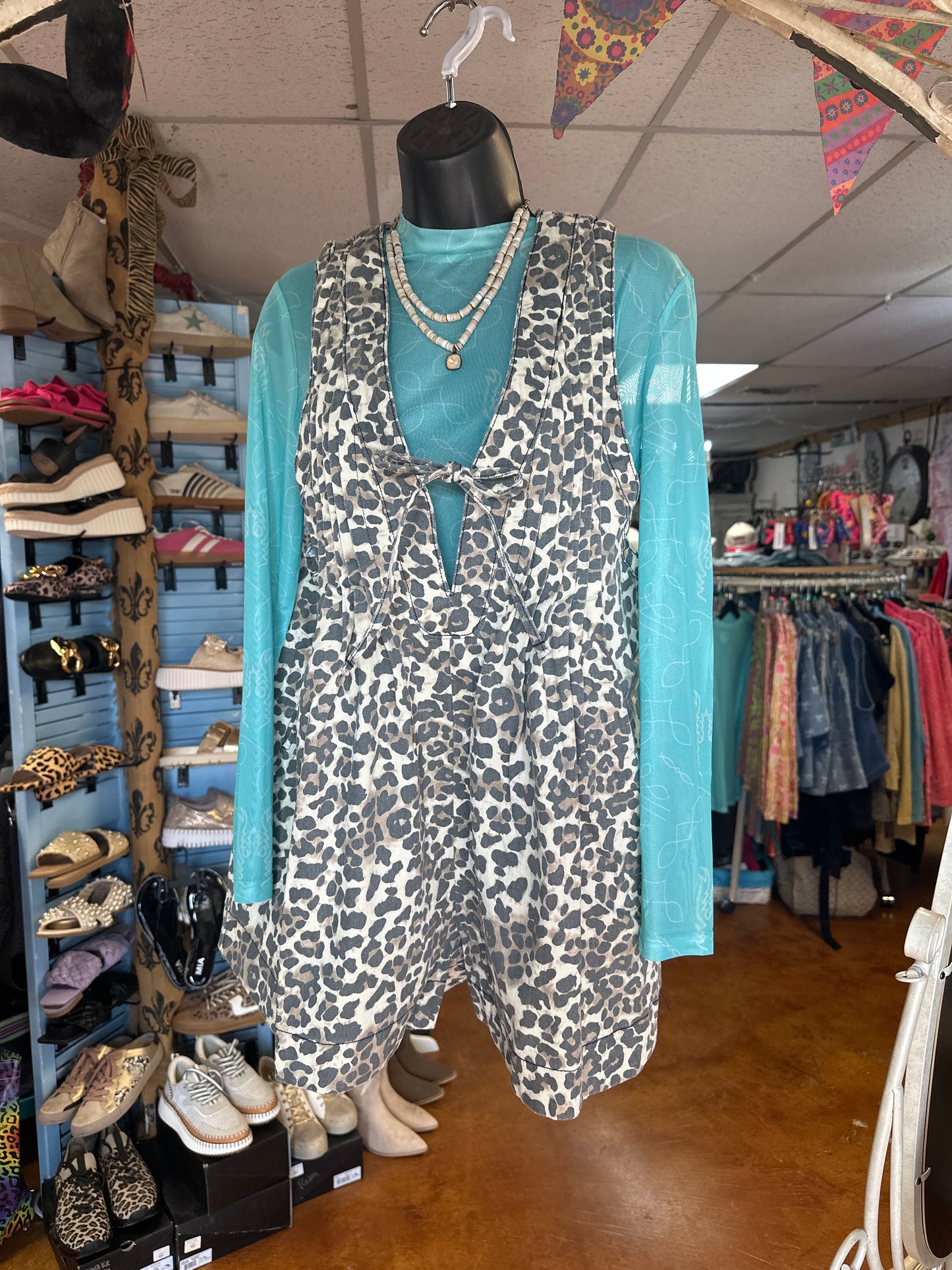 Leopard Romper