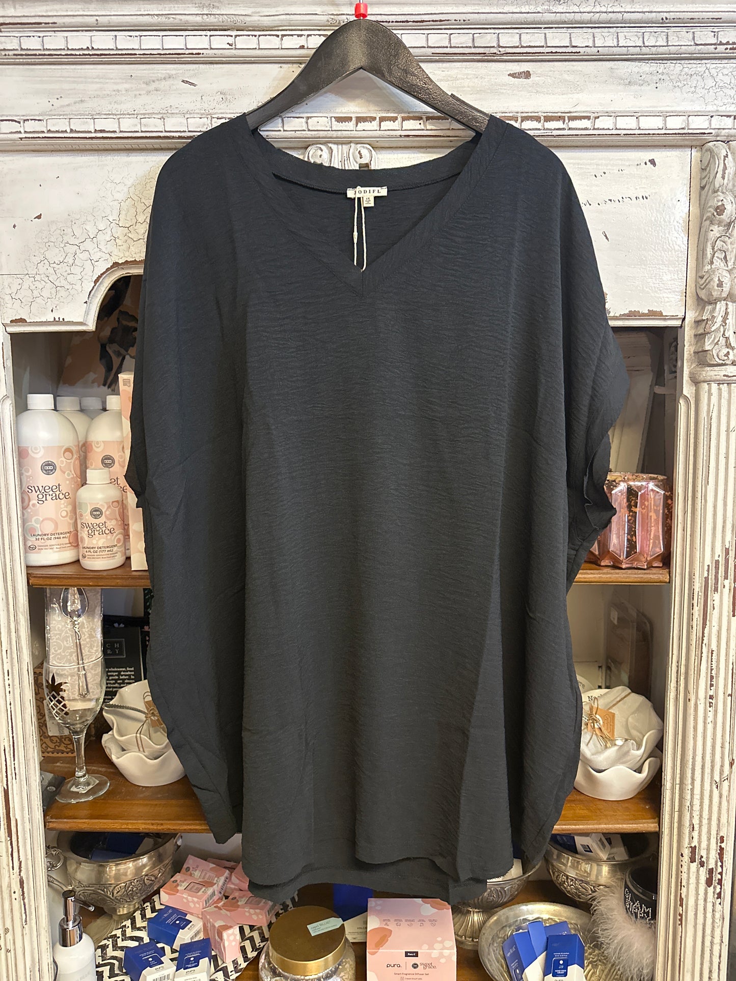 Black v neck
