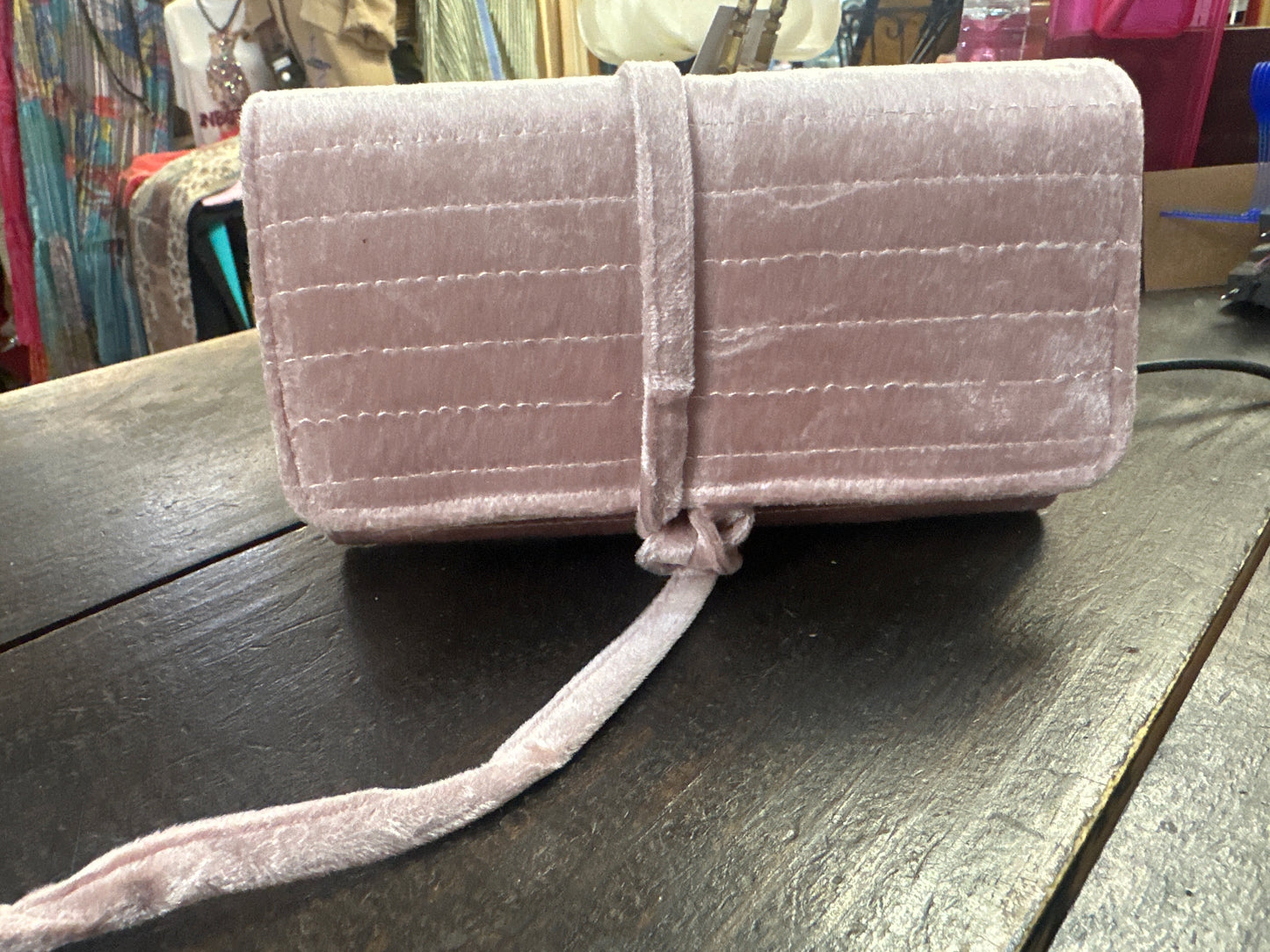 Velvet jewelry roll