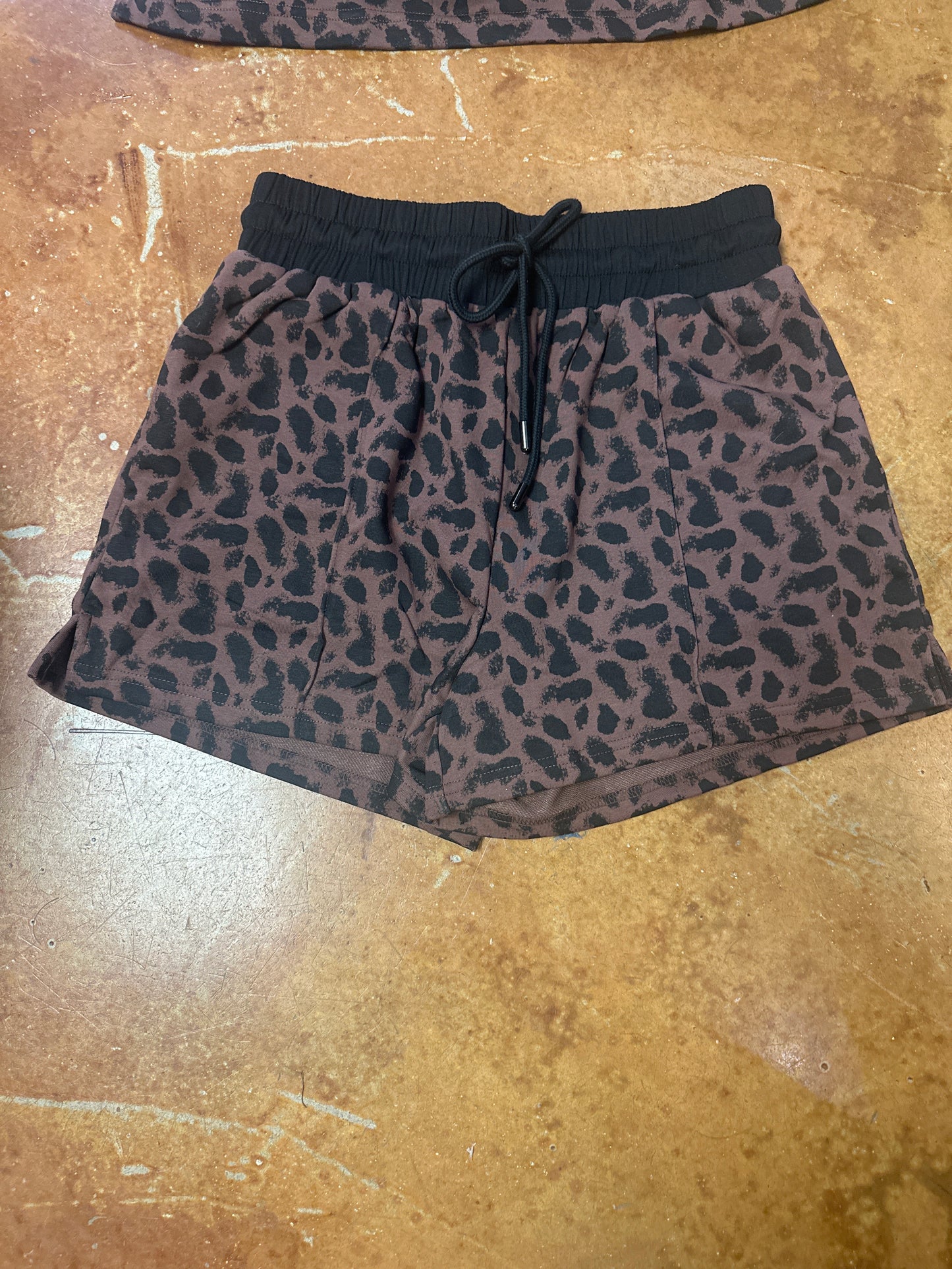 Leopard shorts