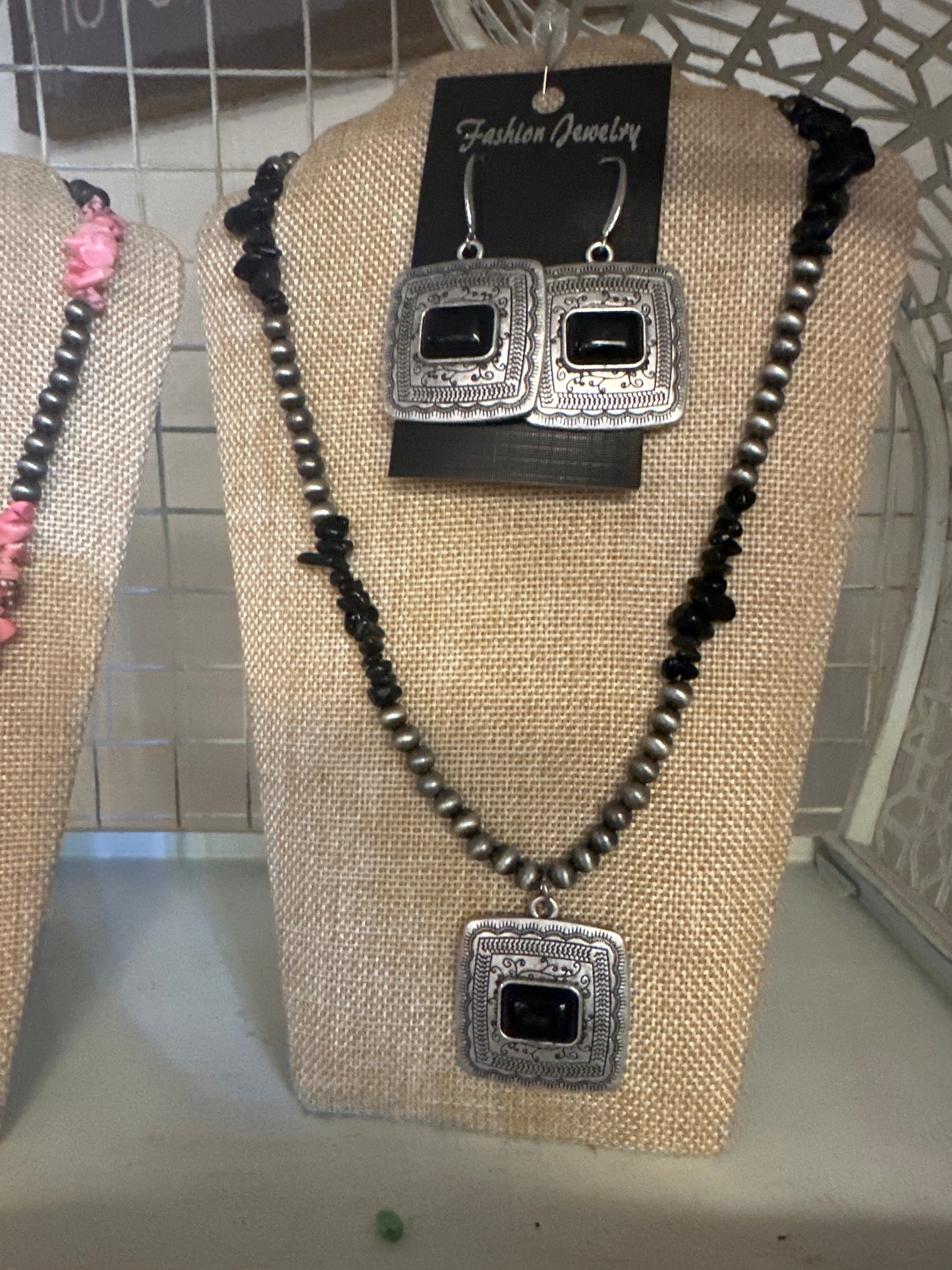 Square Sundance Necklace