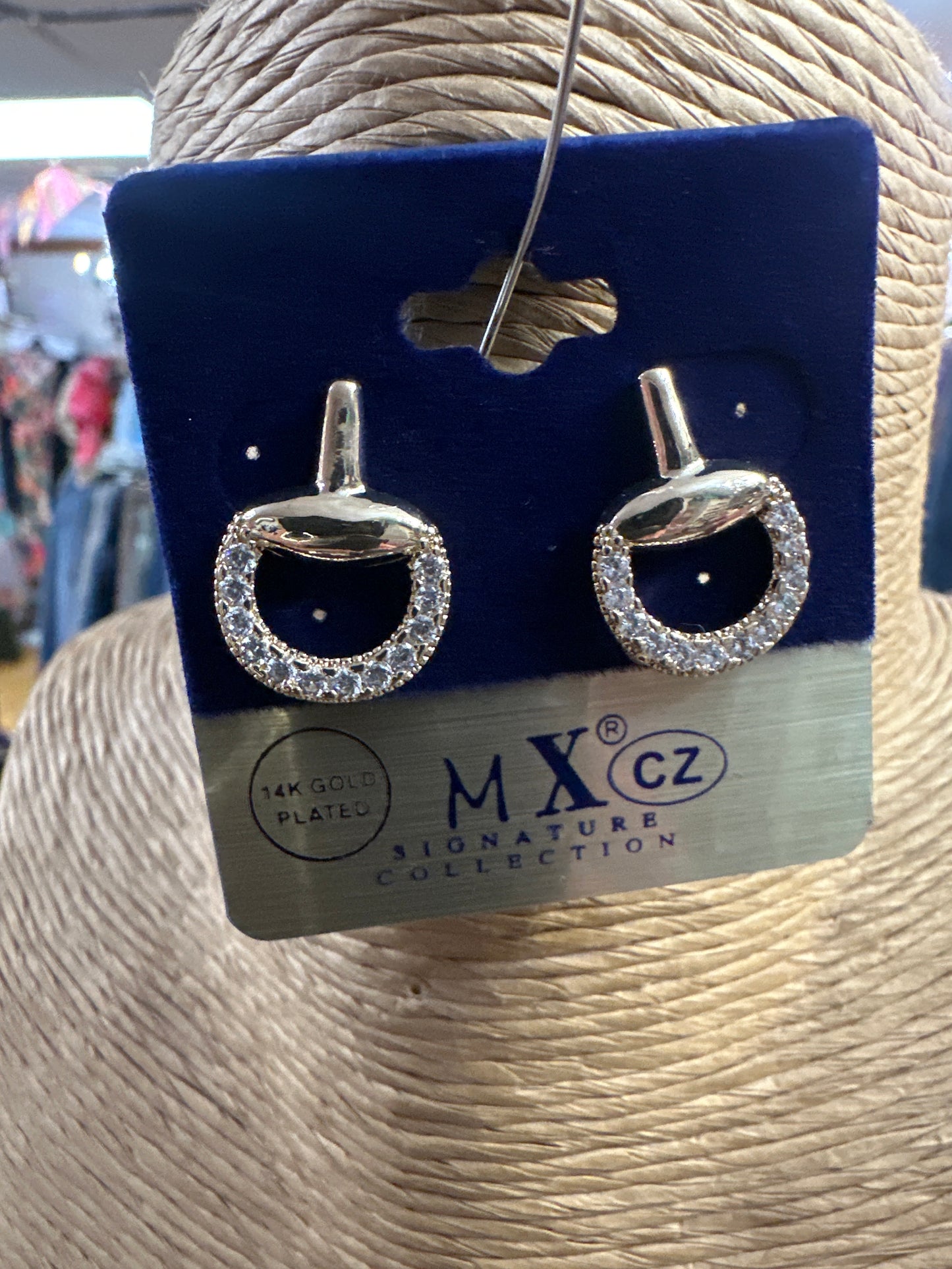 Bling snaffle earrings