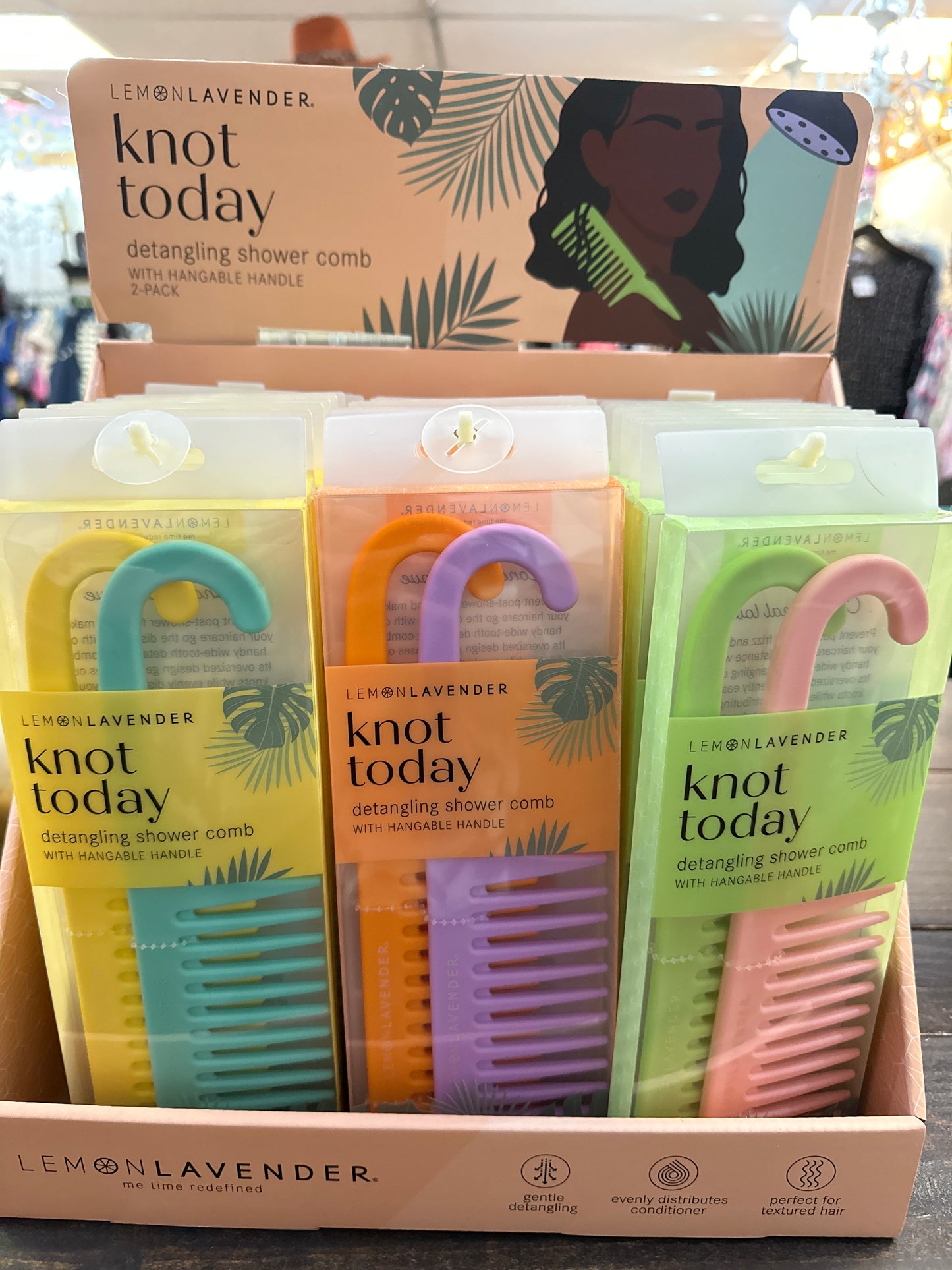 Knot today detangling shower comb