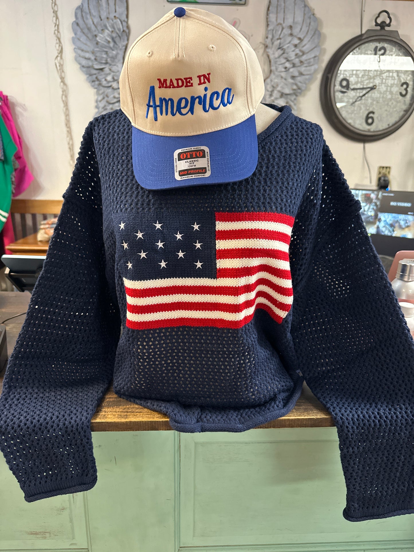 Flag pull-over