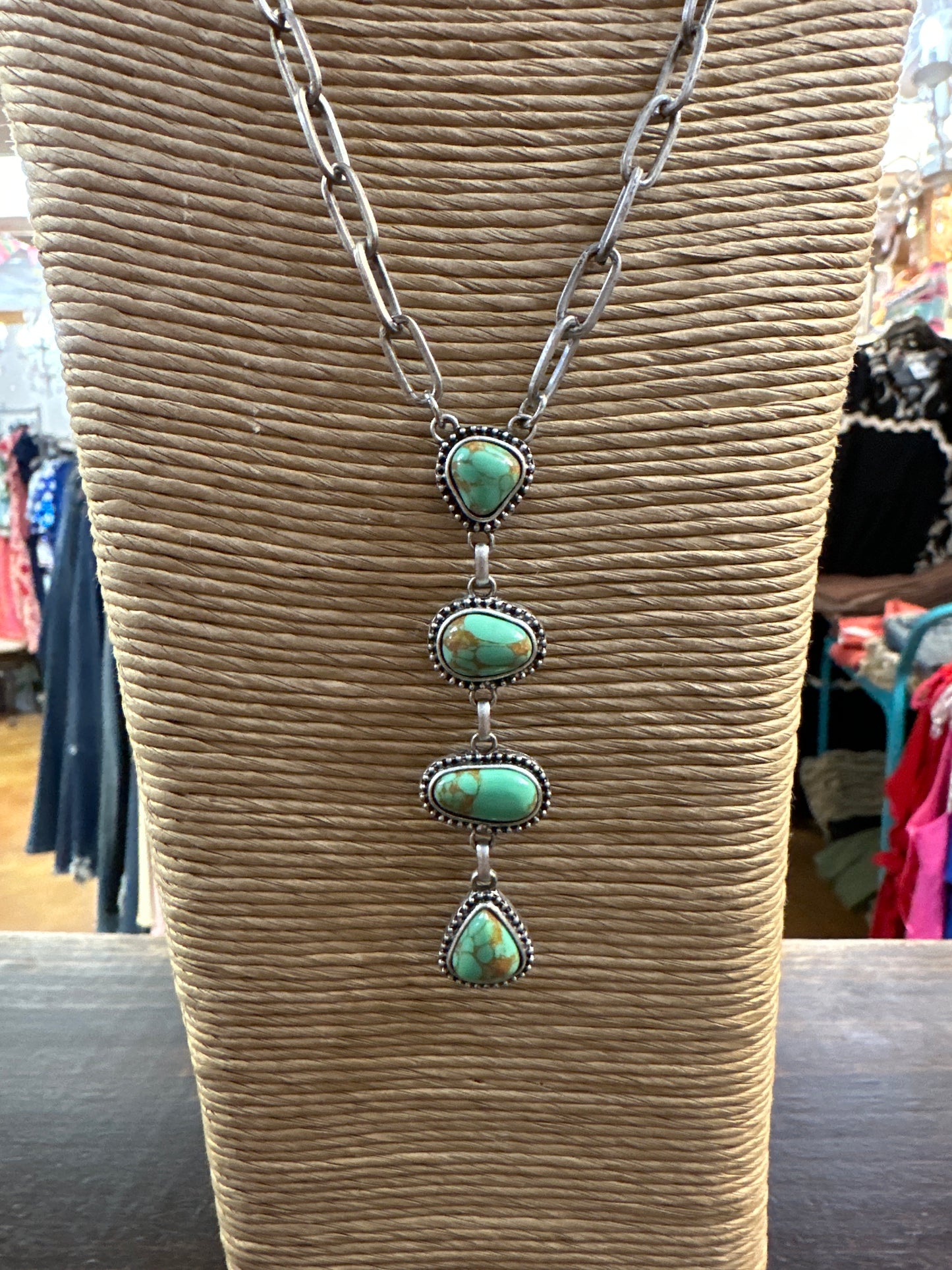 Turq or coral on chain