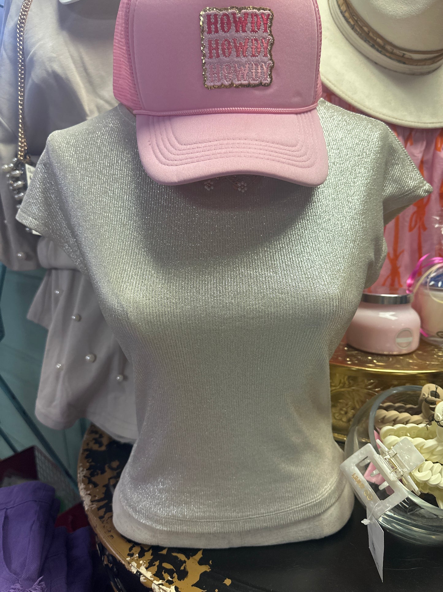 Metallic top