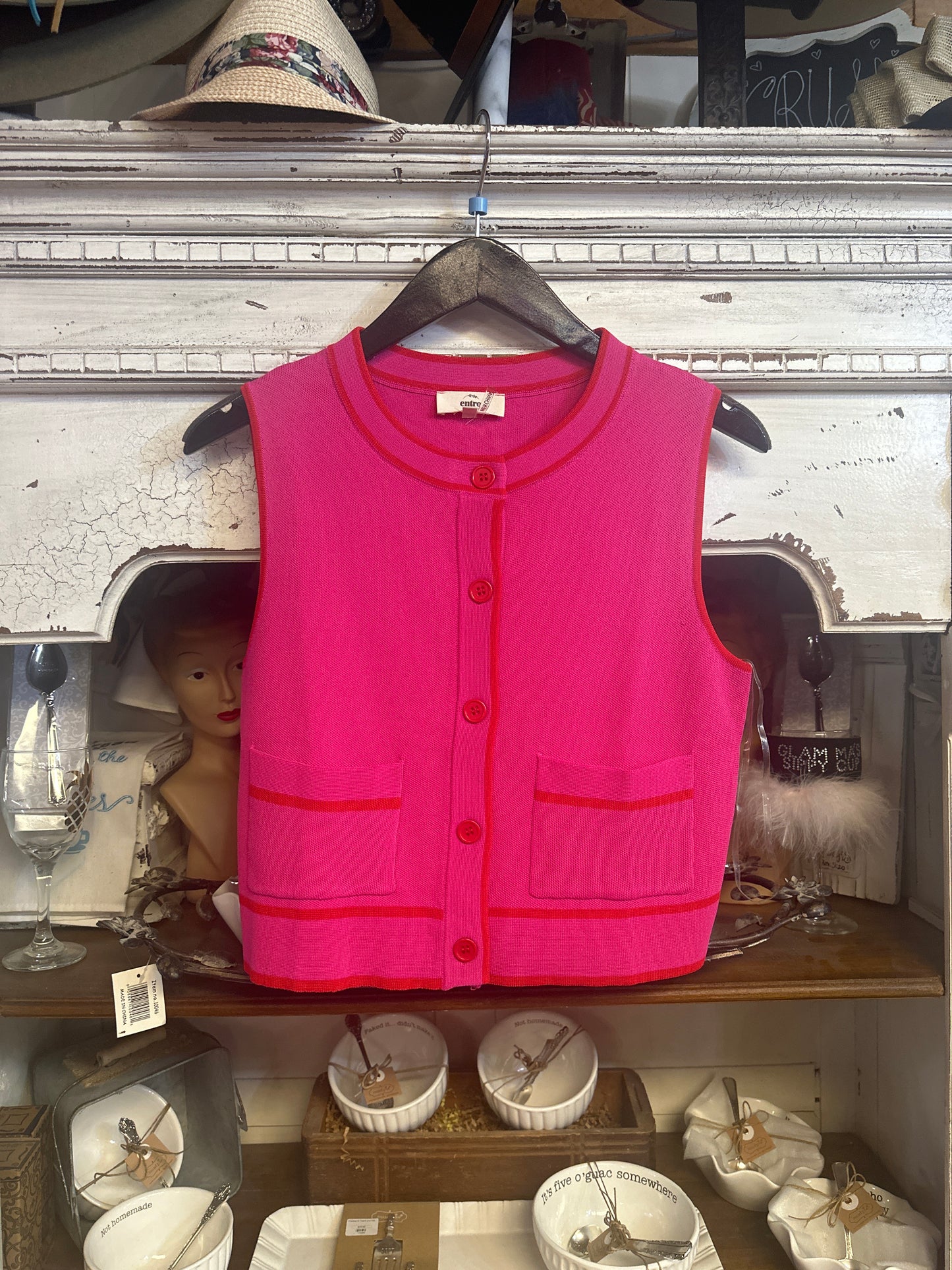 Country club sleeveless sweater