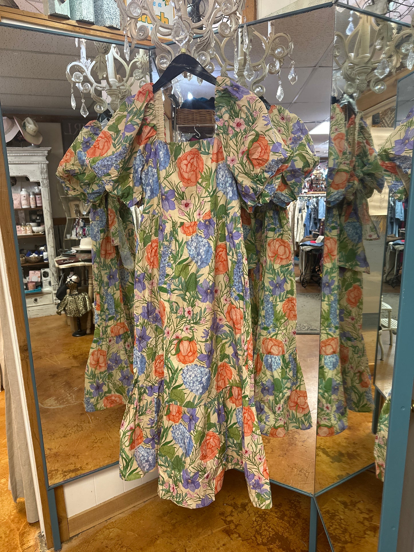 Spring midi dress