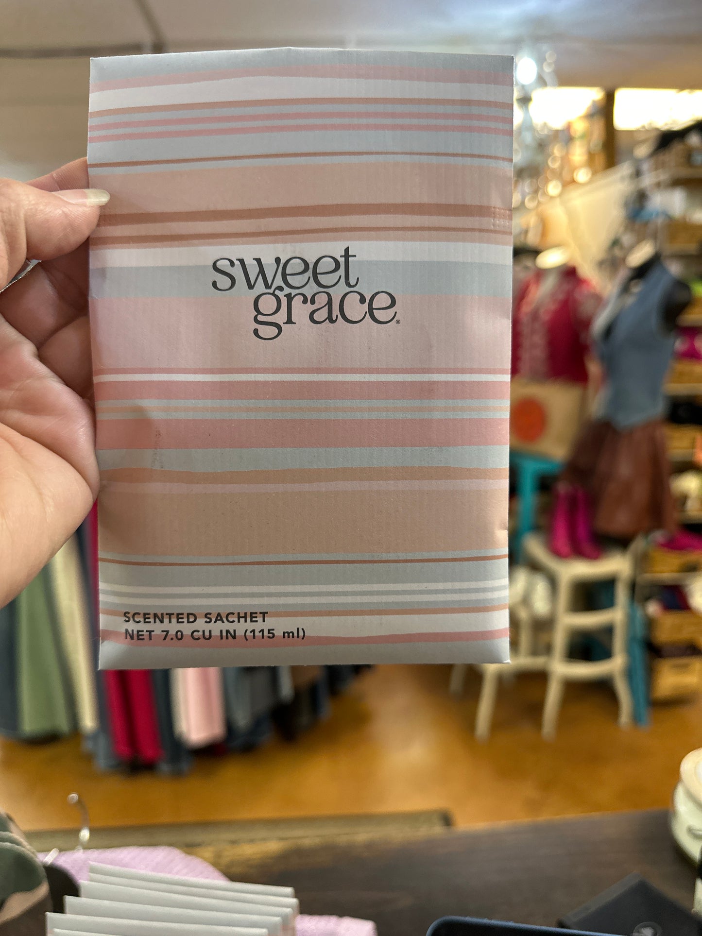 Sweet Grace stripe sachet