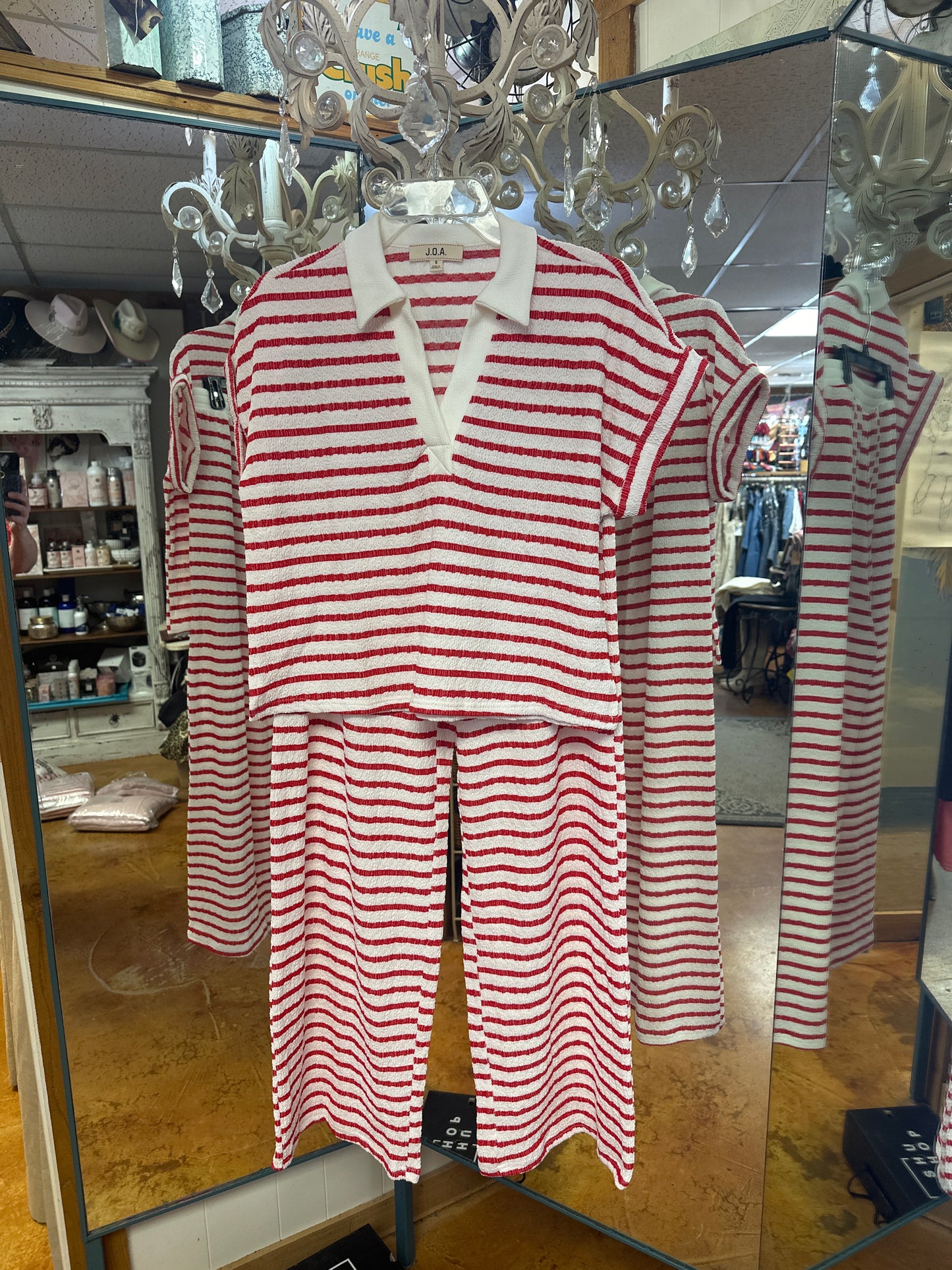 Stripped casual set