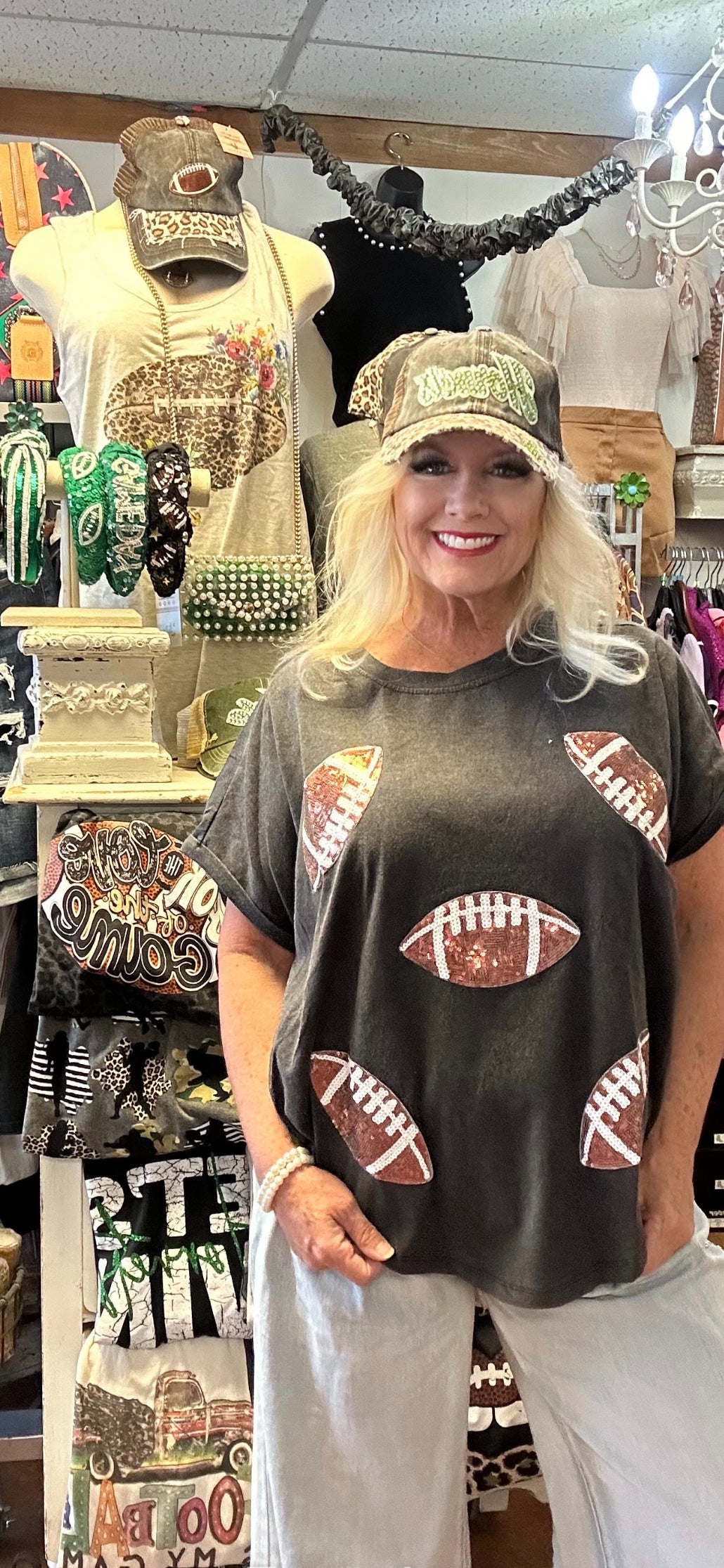Football tee shirt