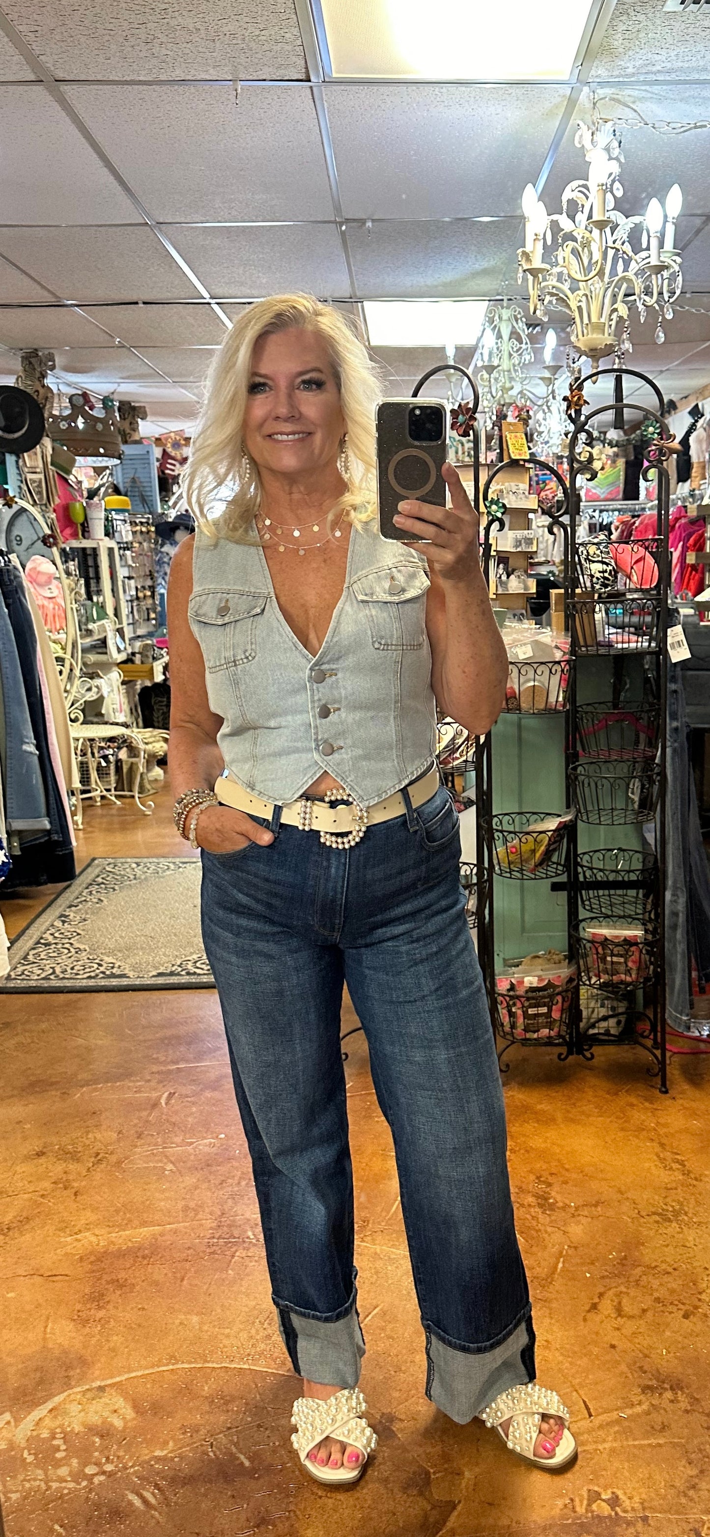 Sienna Wide cuff Denim