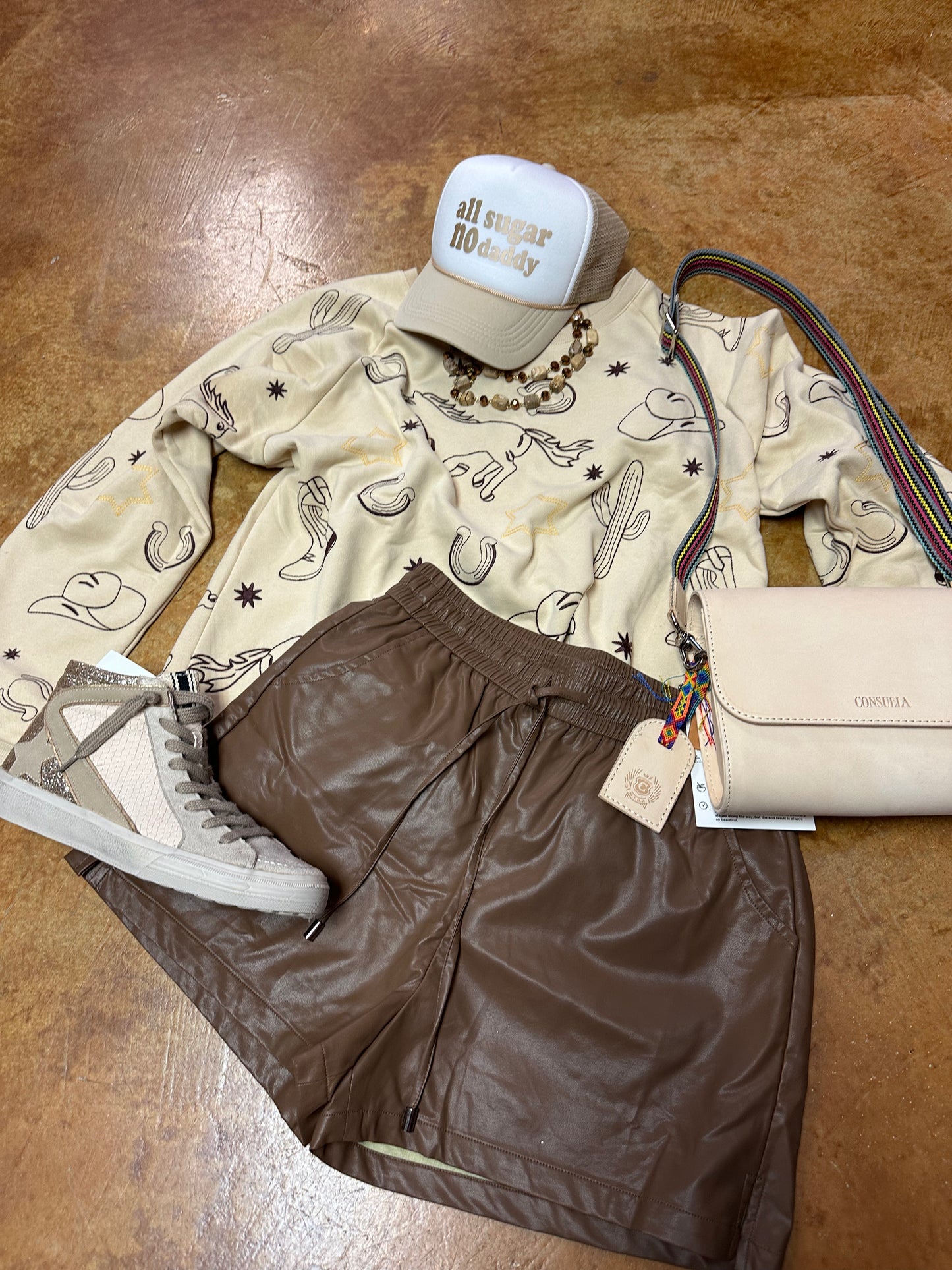 Western Embroidery pull-over