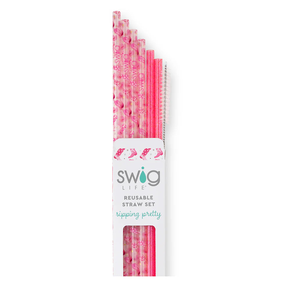 Swig Reusable straw set LET’S GO GIRLS