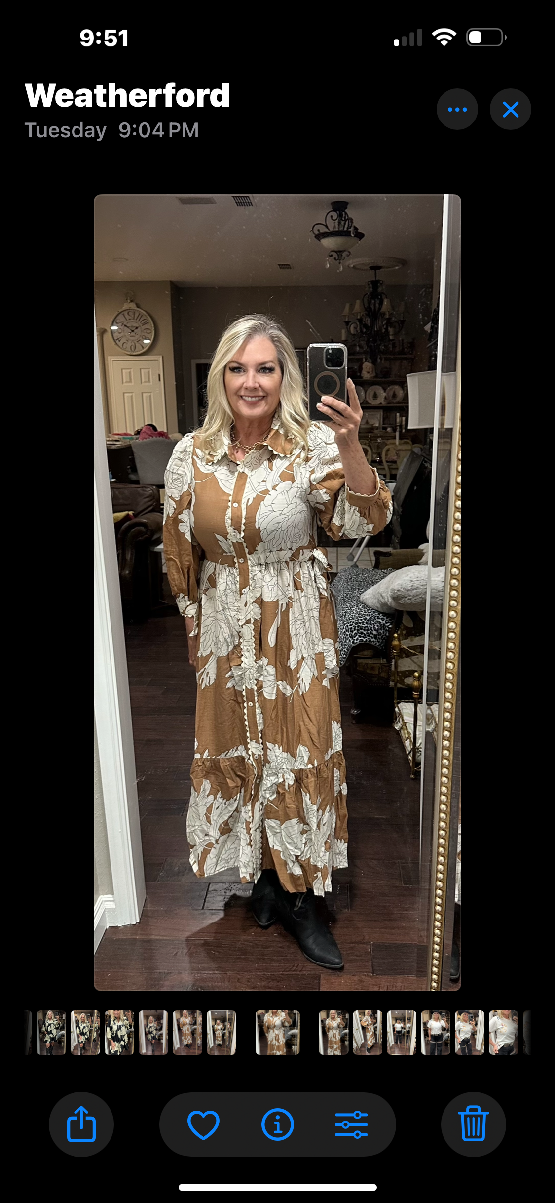 Camel midi dress