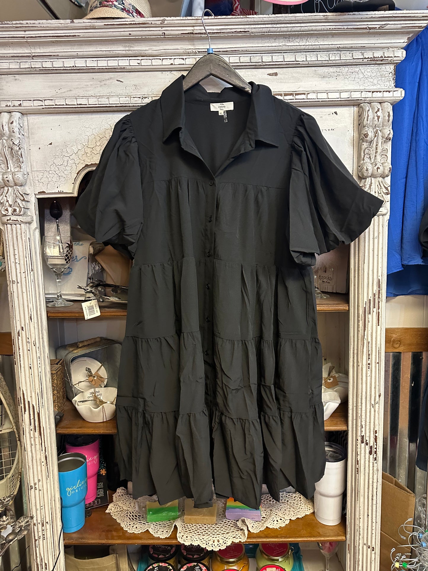 21143P Black Dress