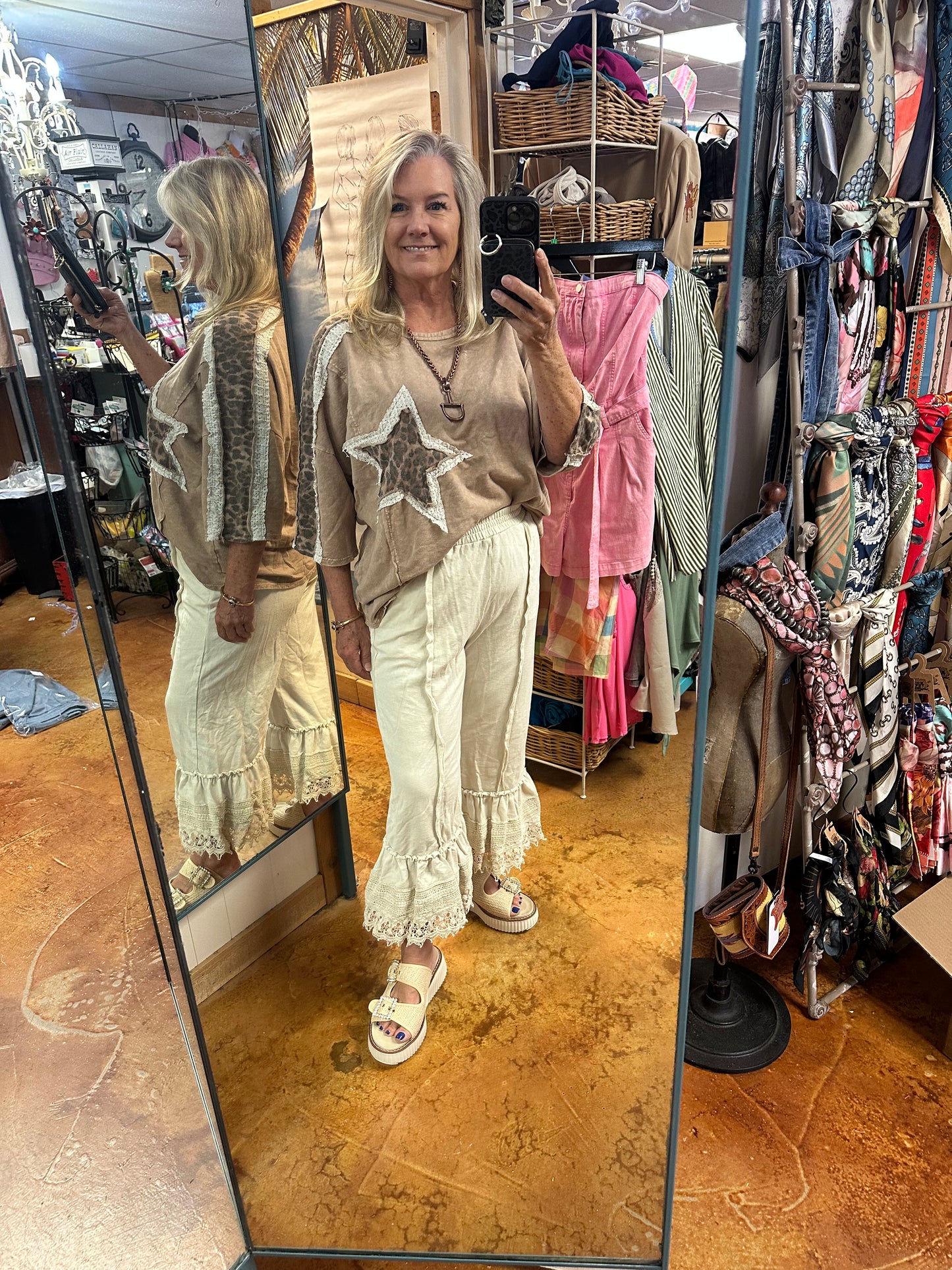 Mineral wash pants