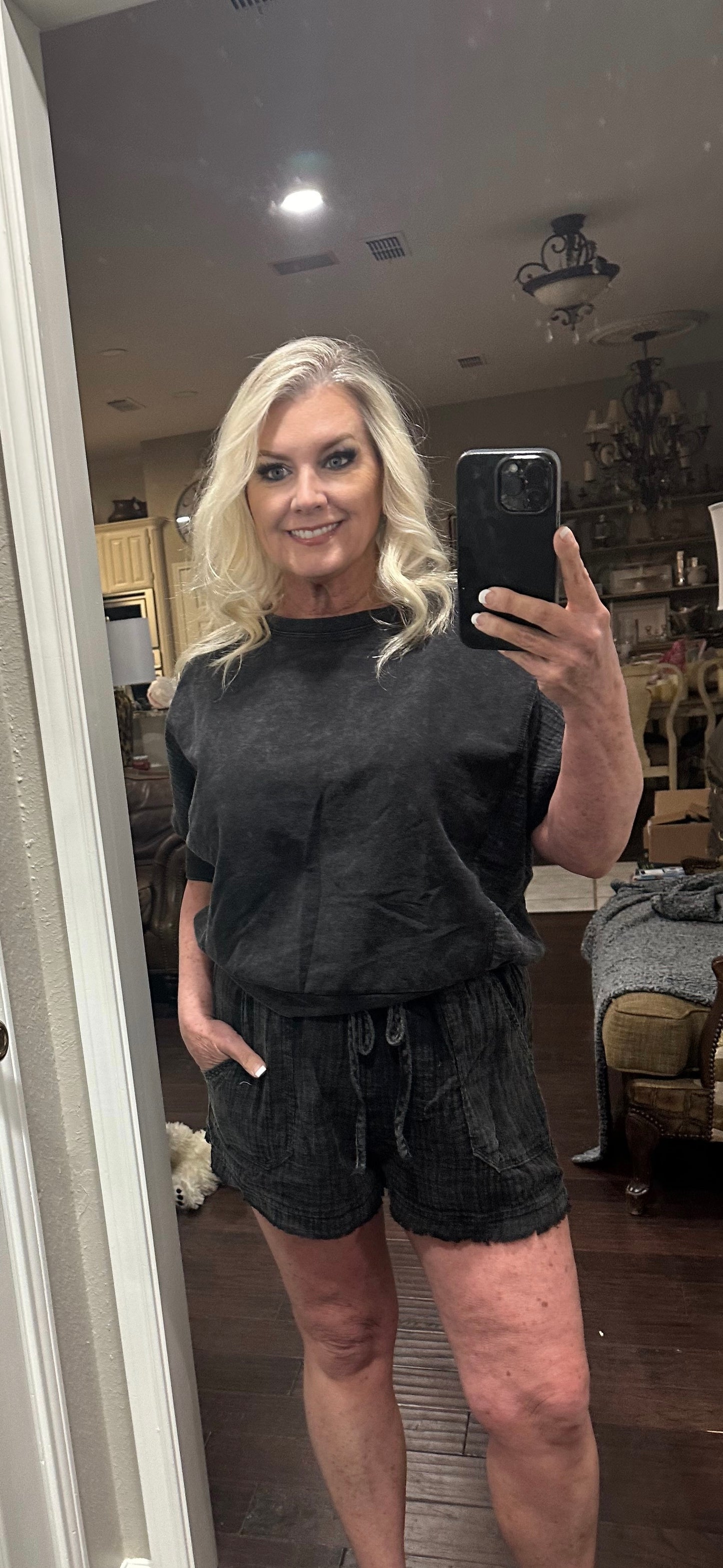 Black Short set