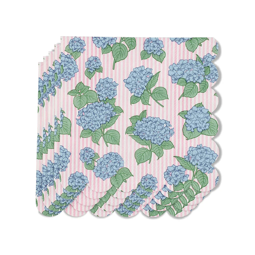 Hydrangea Cocktail Napkins