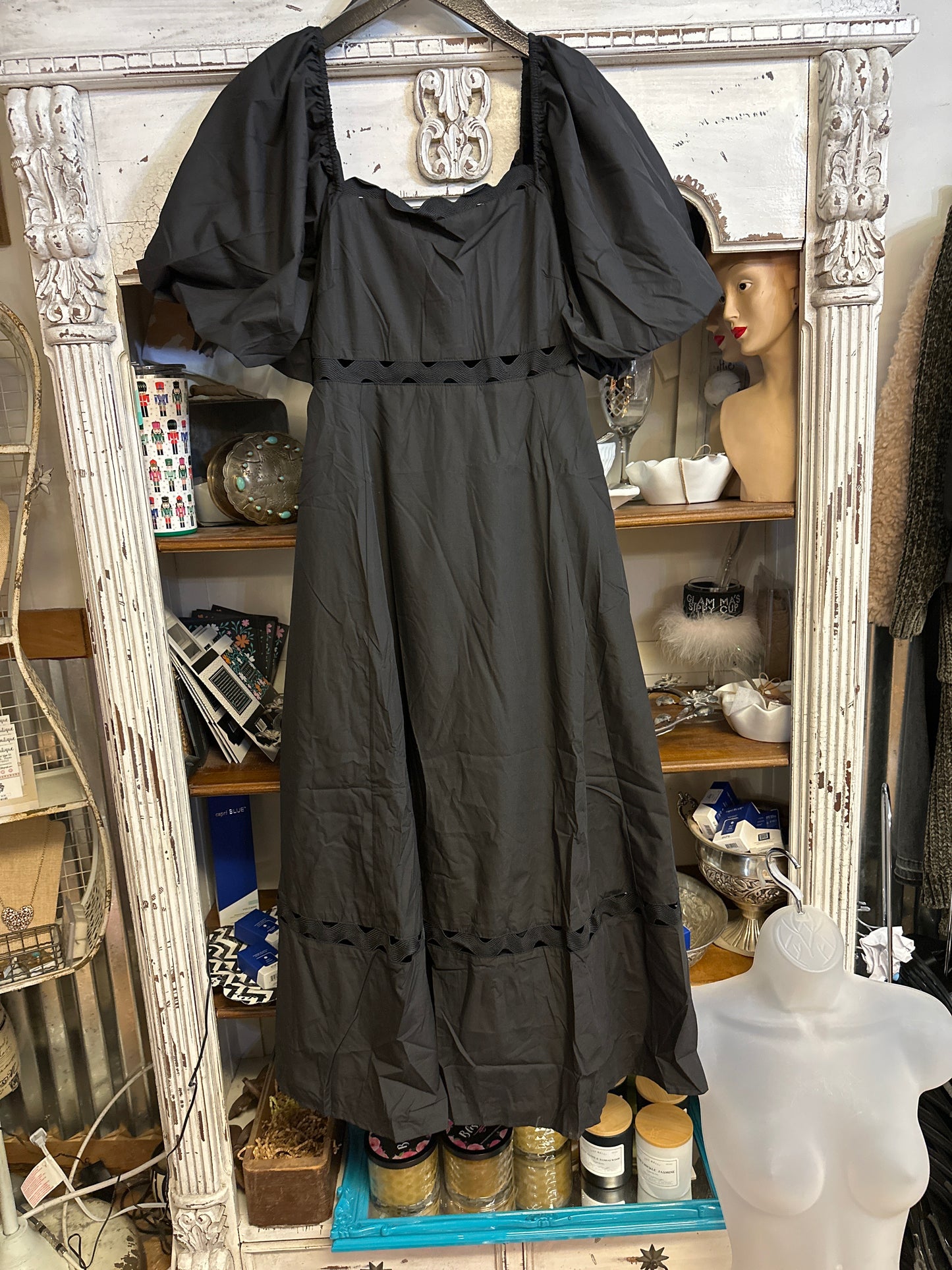 Rick Rack Black Dress