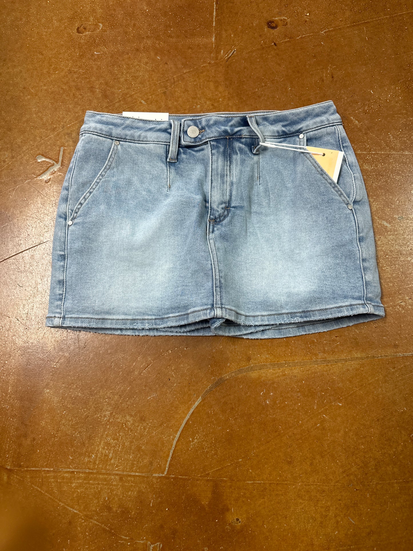Denim skort