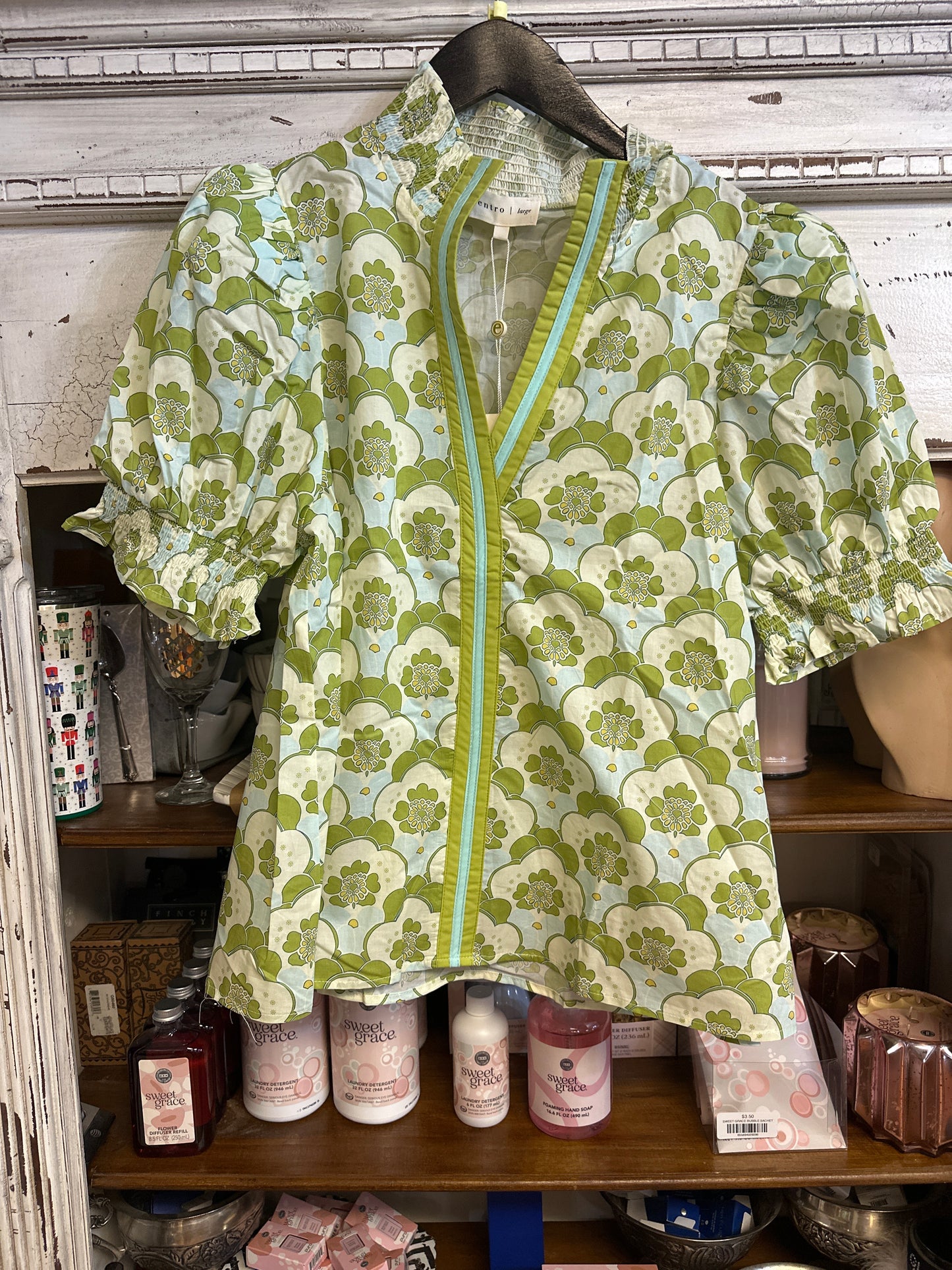 Chartreuse top