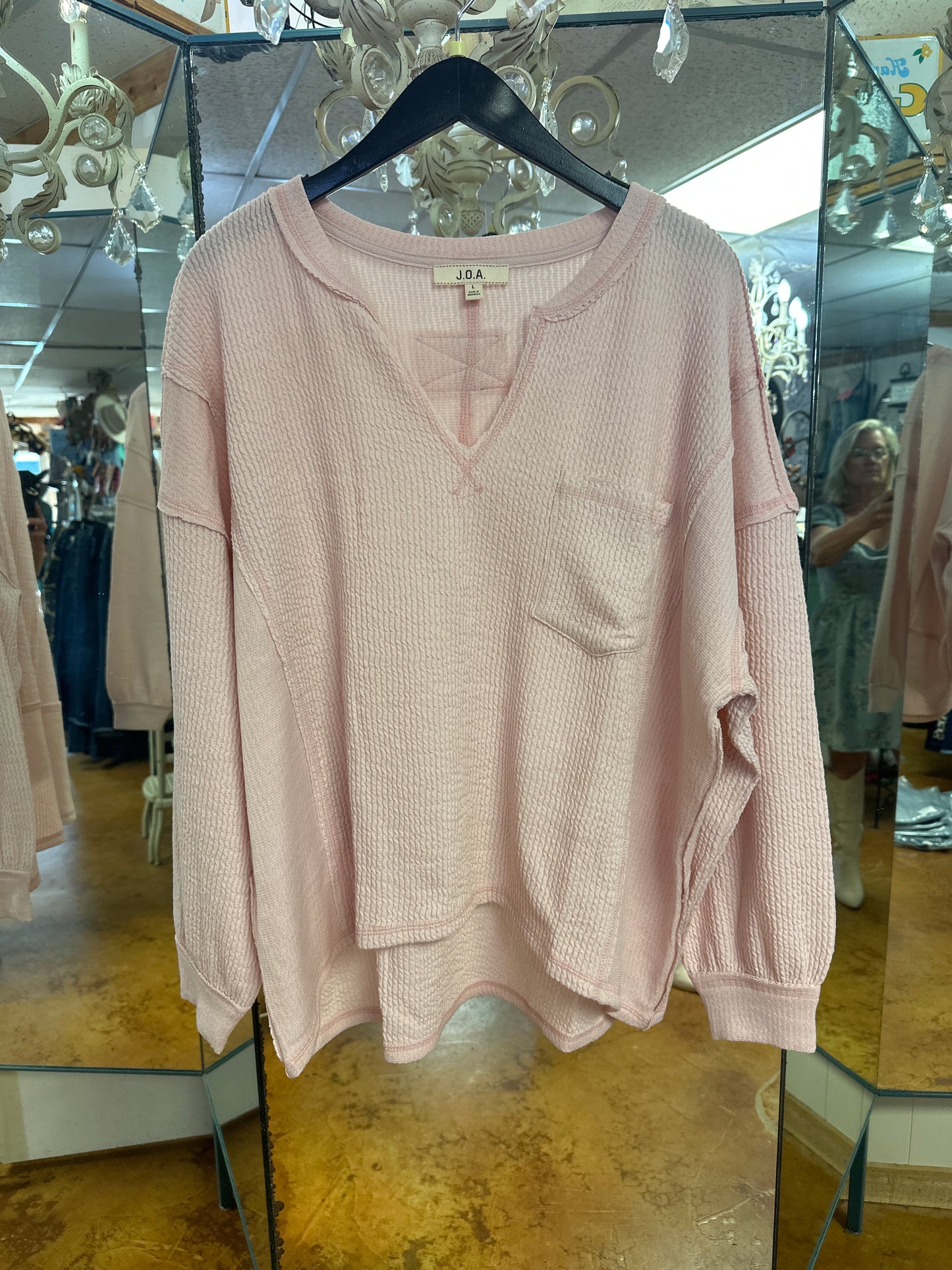 Posh pink top