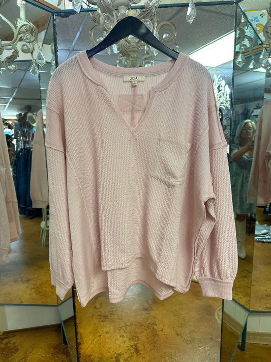 Posh pink top