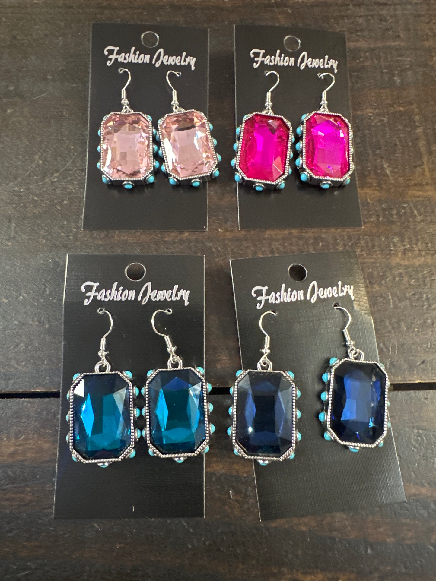 Crystal & Turq ear