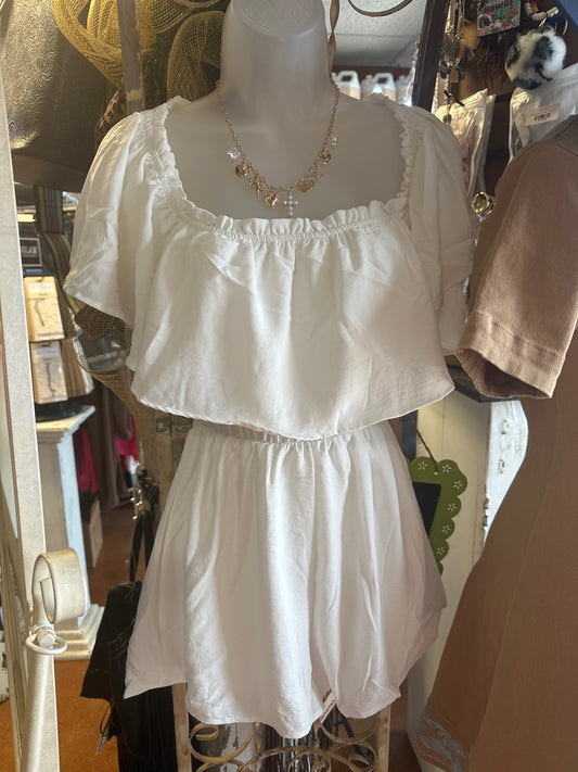 White romper
