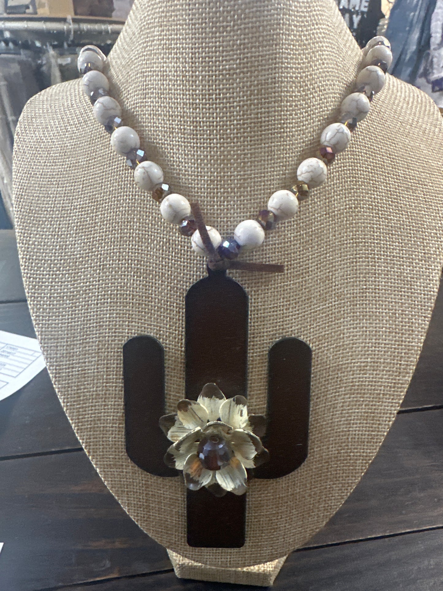Cactus necklace