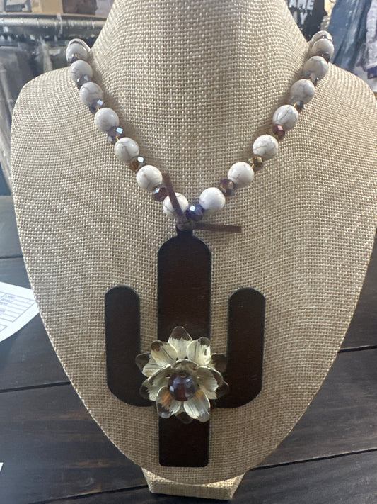 Cactus necklace