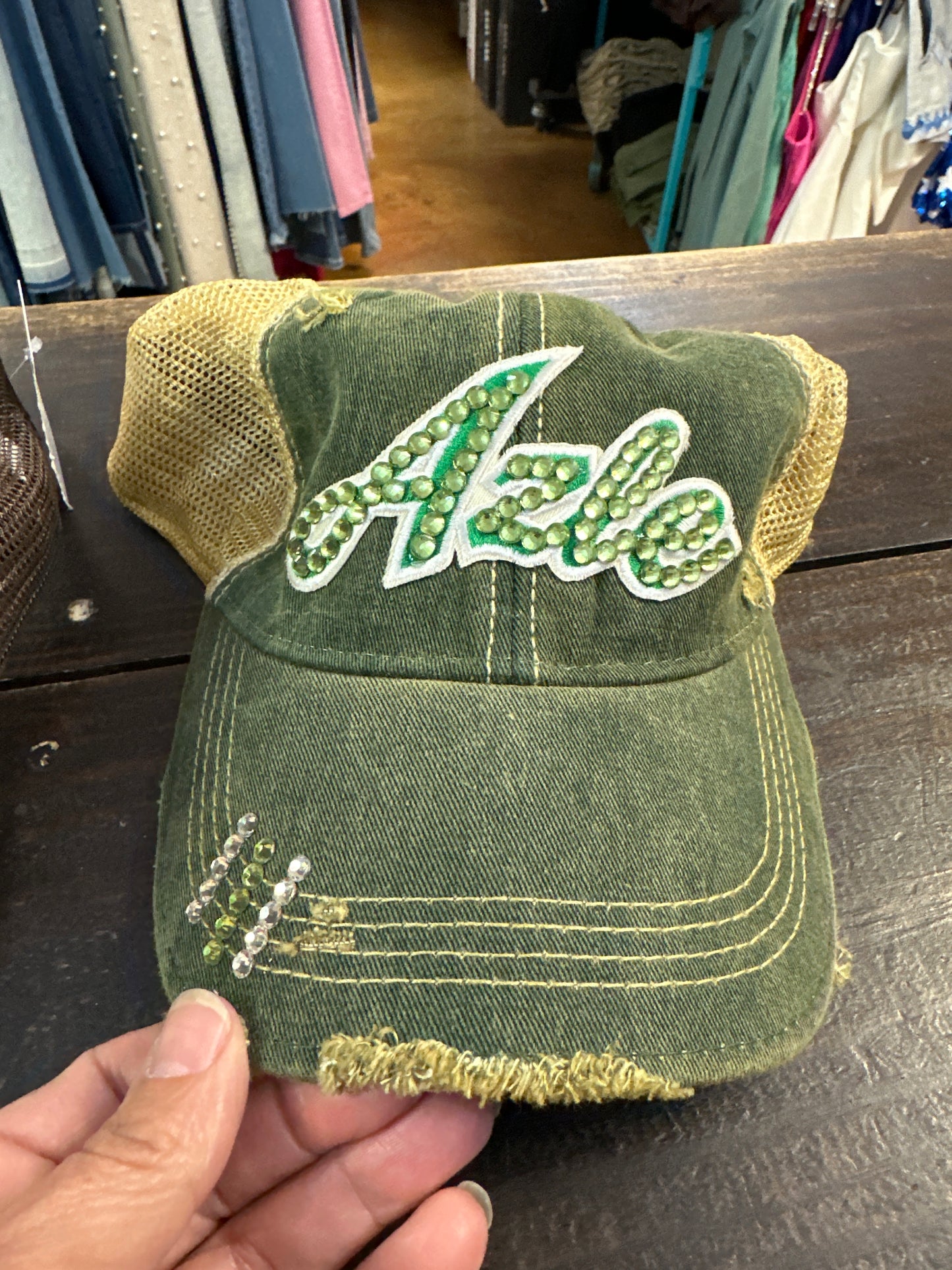 AZLE BLING TRUCKER CAP
