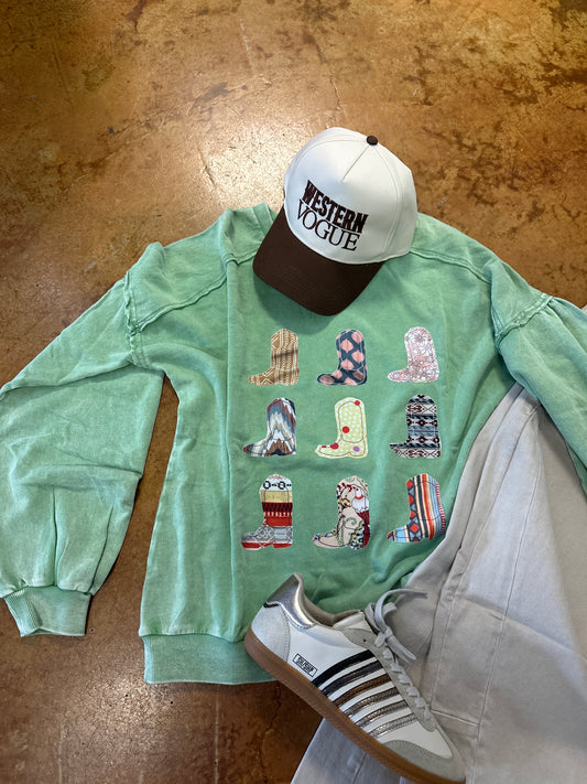 Boots sweat top