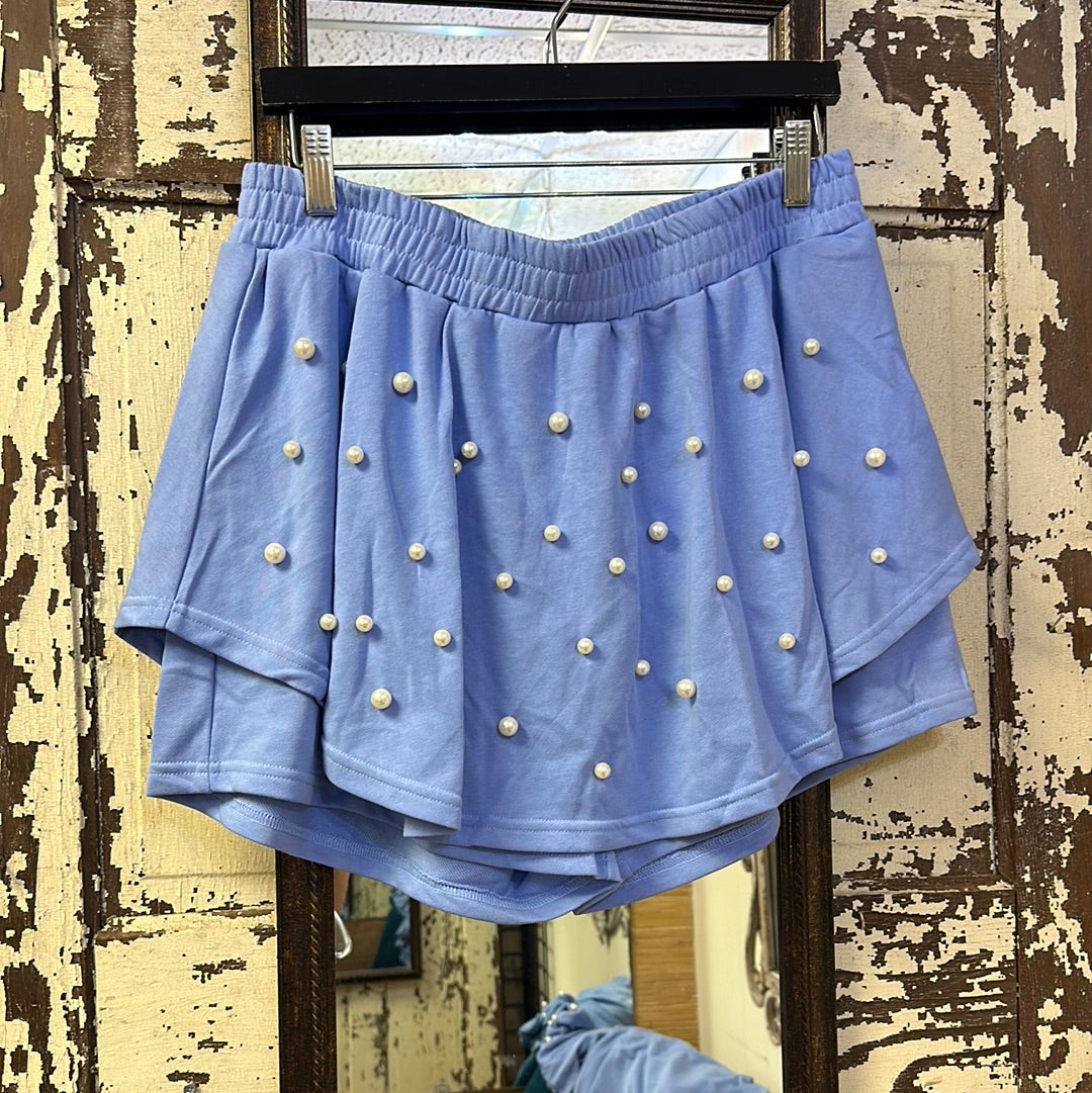Chambray Pearl skort