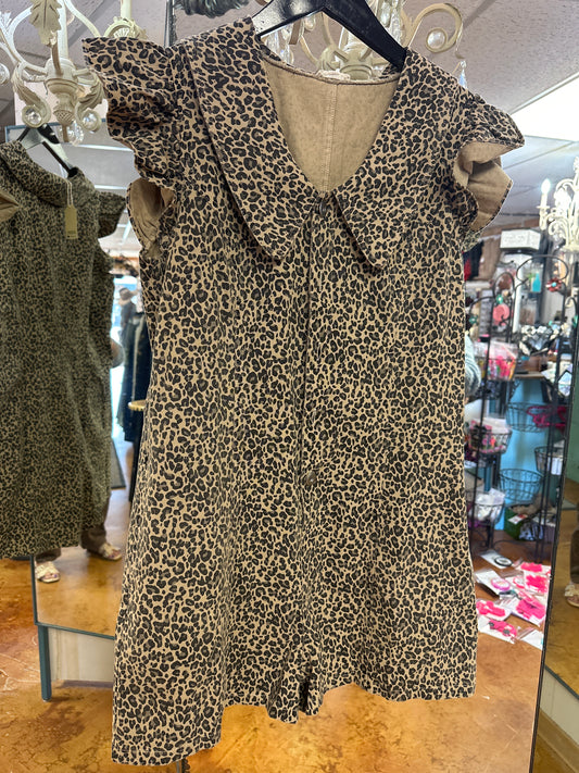 Cheetah romper