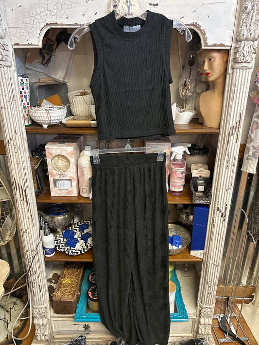 Blk pant/tank