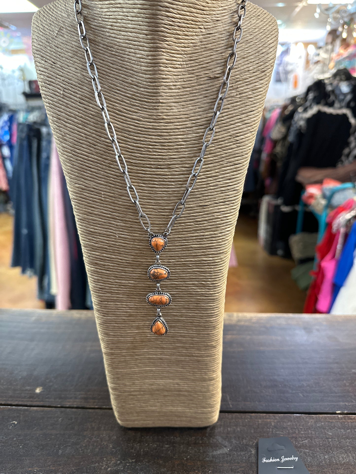 Turq or coral on chain