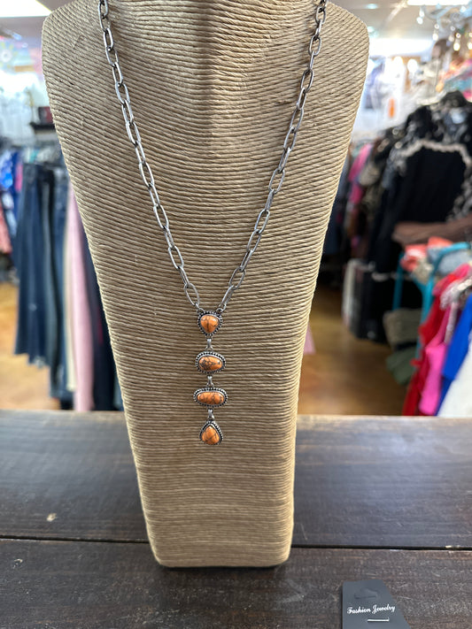 Turq or coral on chain