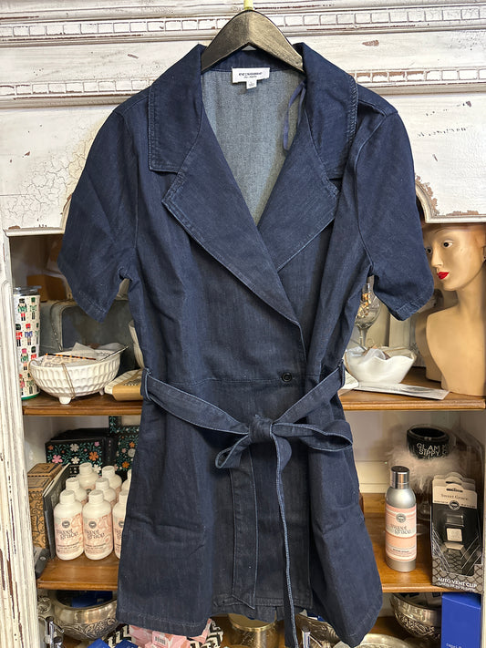 Crystal cross romper