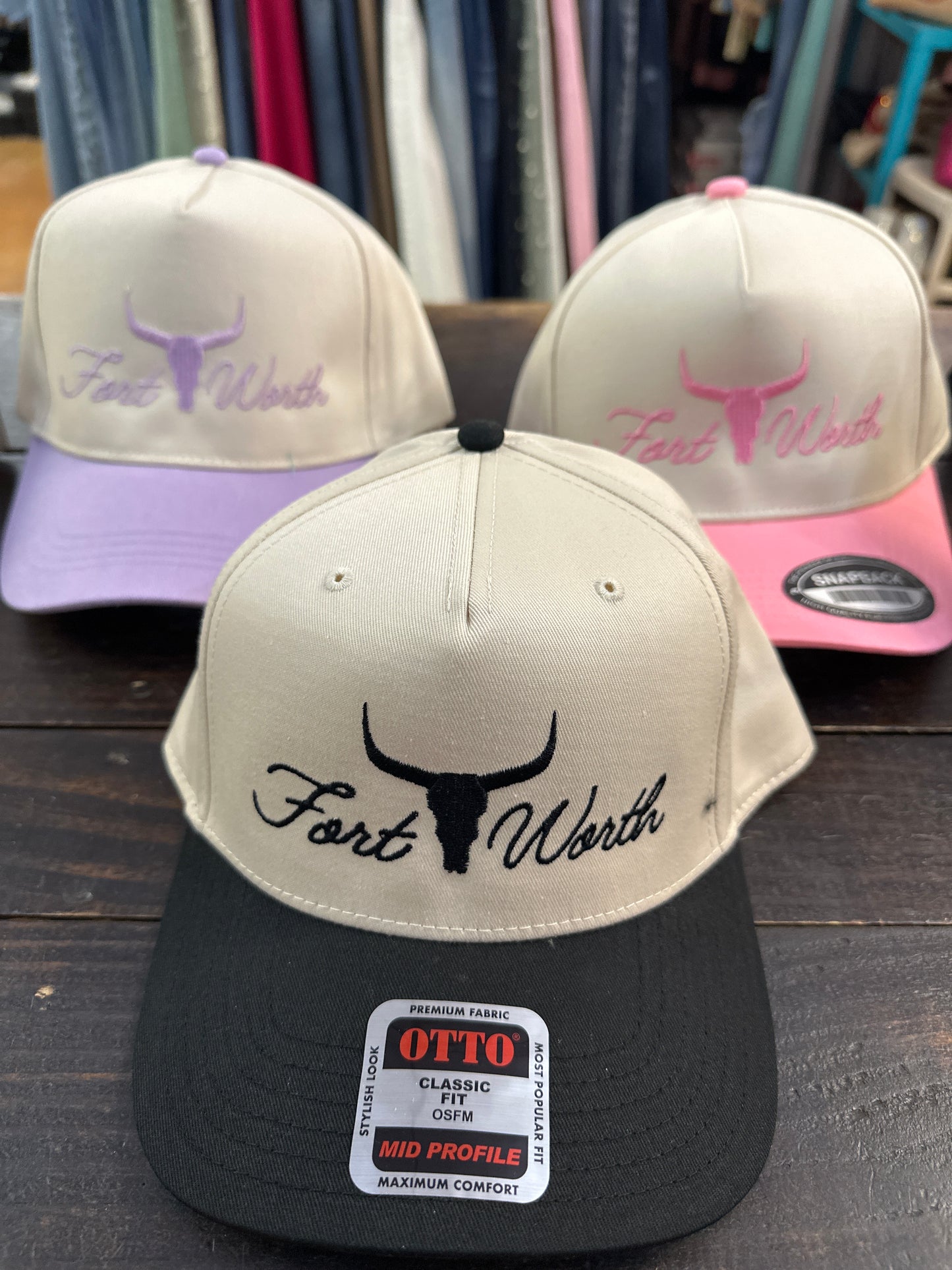 Fort Worth longhorn cap