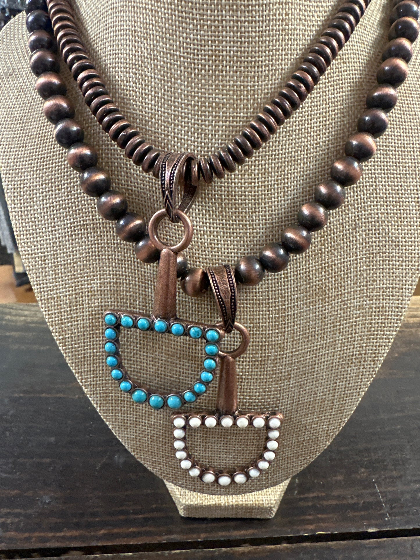 Copper Bit necklace